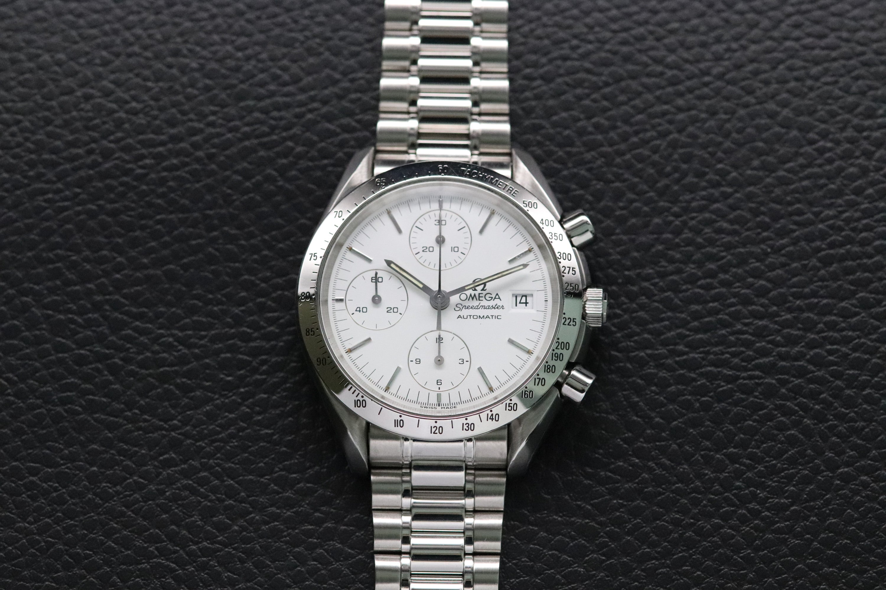 Omega Speedmaster Date 3511.20 Papers 1999 Albino