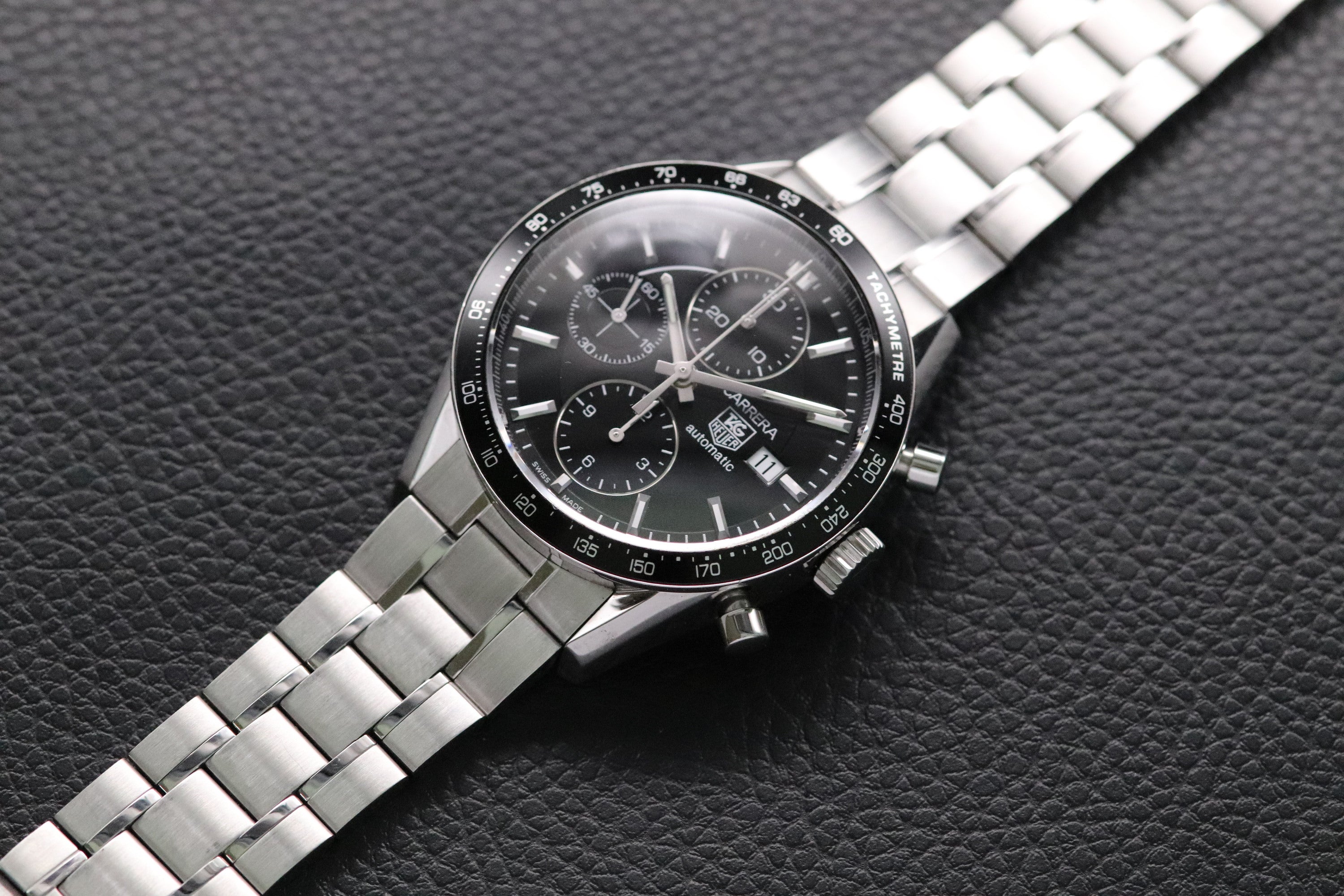 Tag Heuer Carrera Calibre 16 CV201E Black Dial 2012
