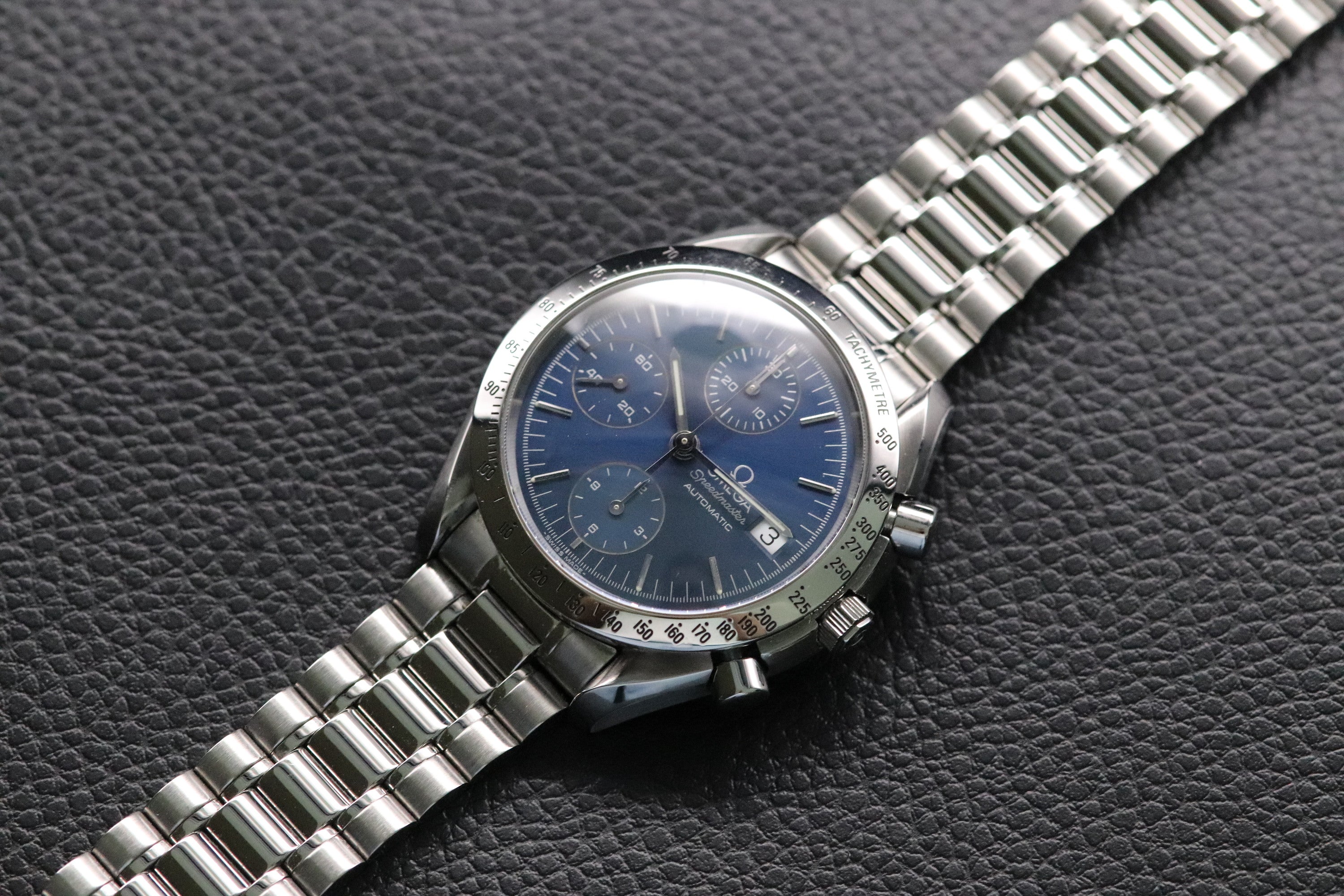 Omega Speedmaster Date 3511.80 Blue Dial 1998