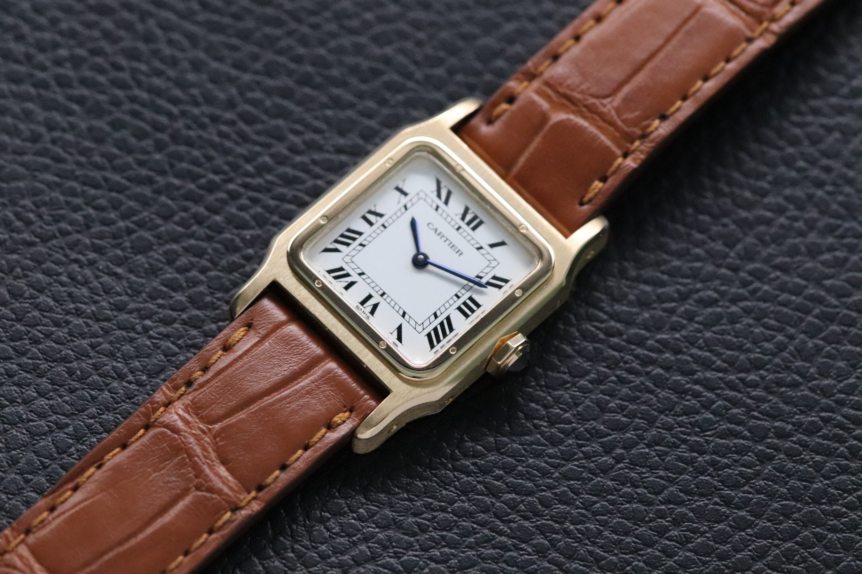 Cartier Santos Dumont 78097 Paris Dial Fullset 1978 Box+Papers