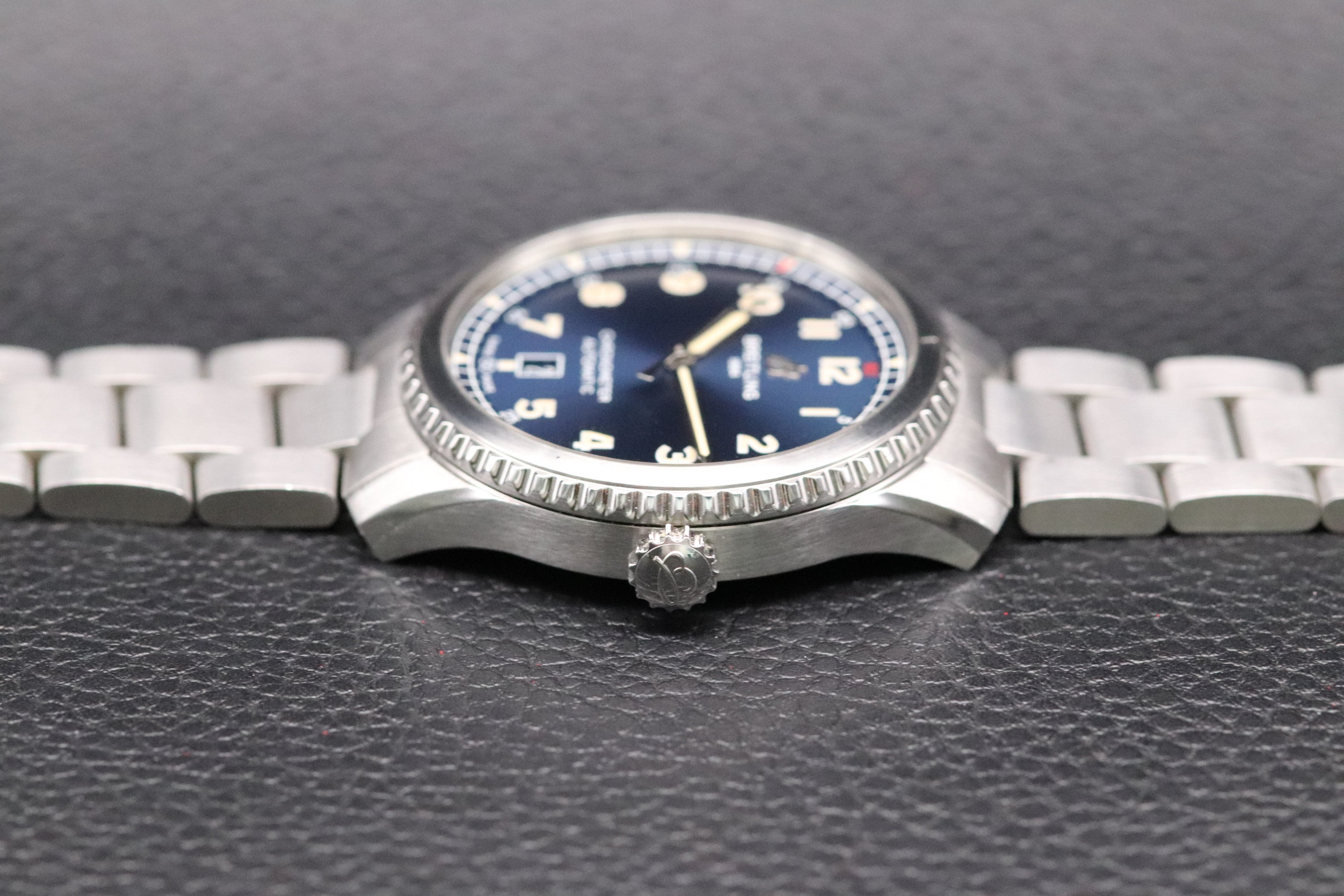 Breitling Aviator 8 Blue A17315 Papers 2018