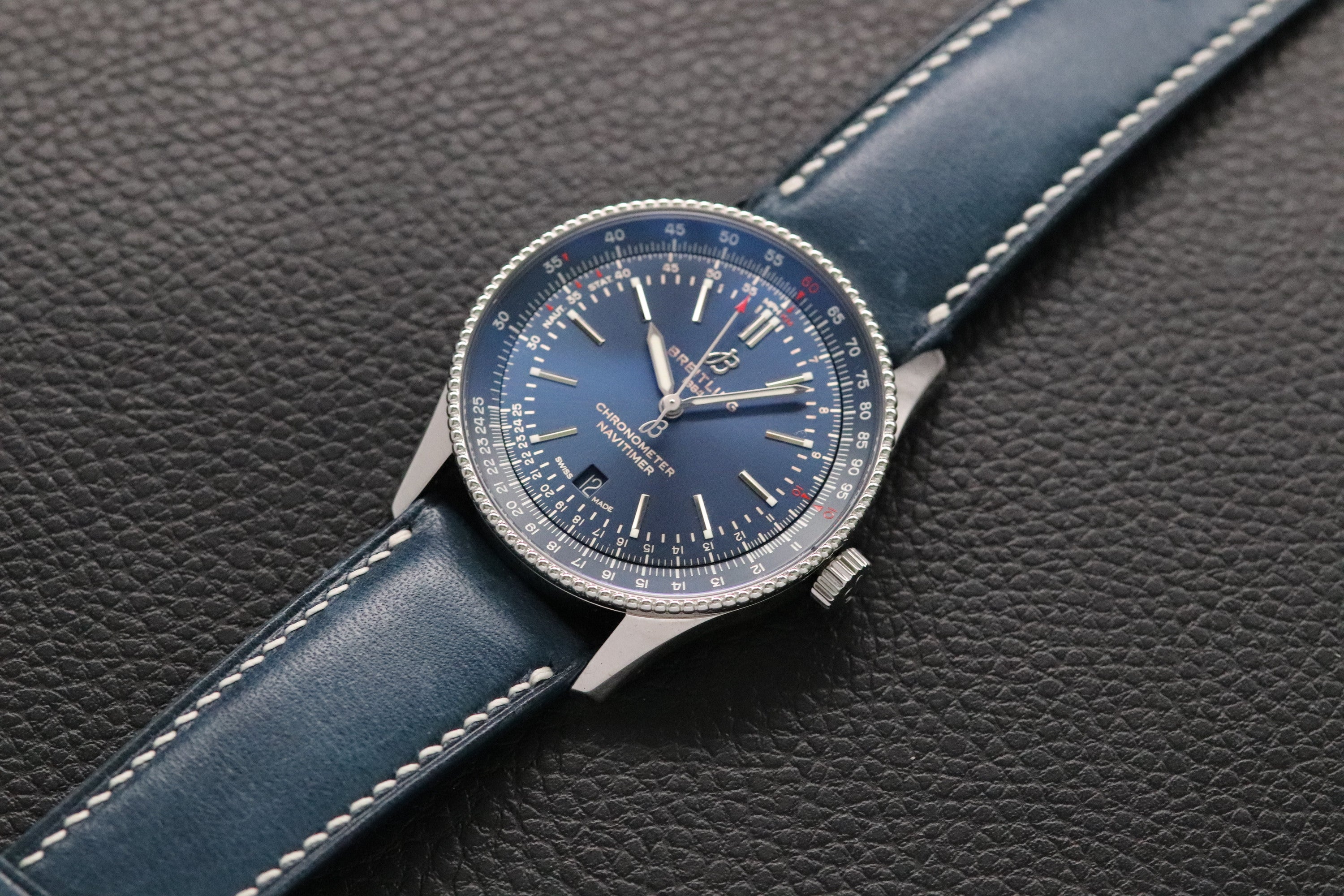 Breitling Navitimer 41 Blue A17326 Papers 2021