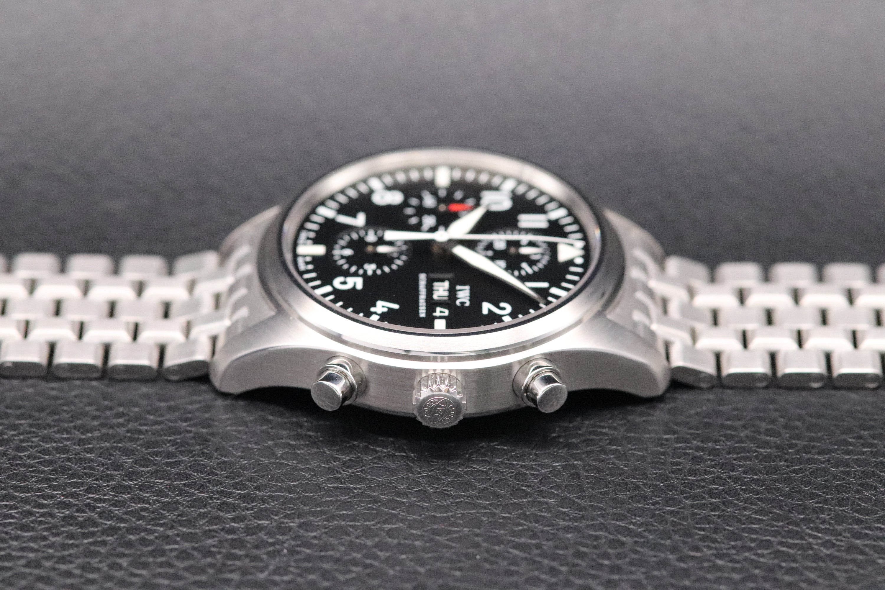 IWC Fliegeruhr Chronograph IW371704 Black Dial 2009