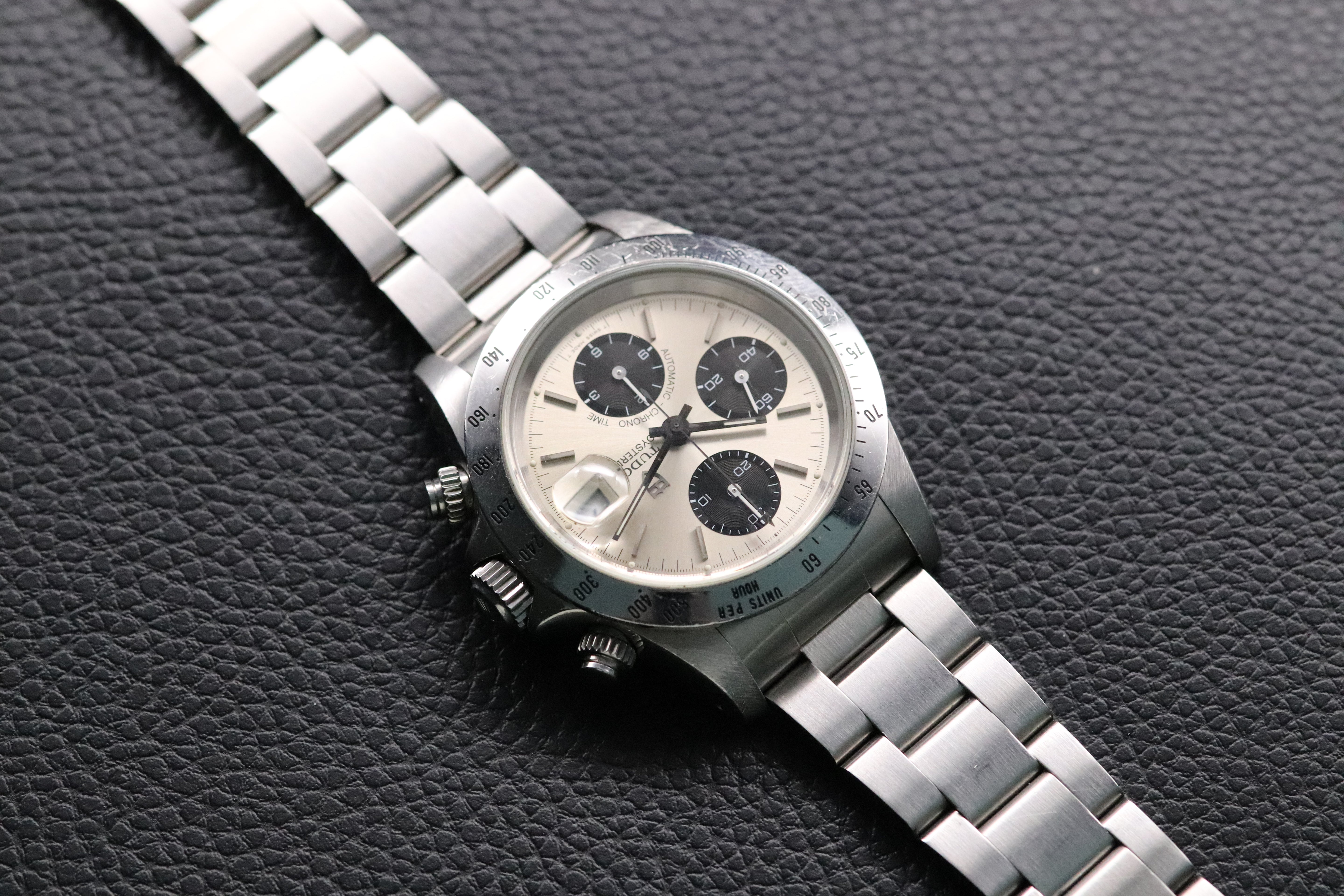 Tudor Oysterdate Small Block 79280 Silver Dial 1996