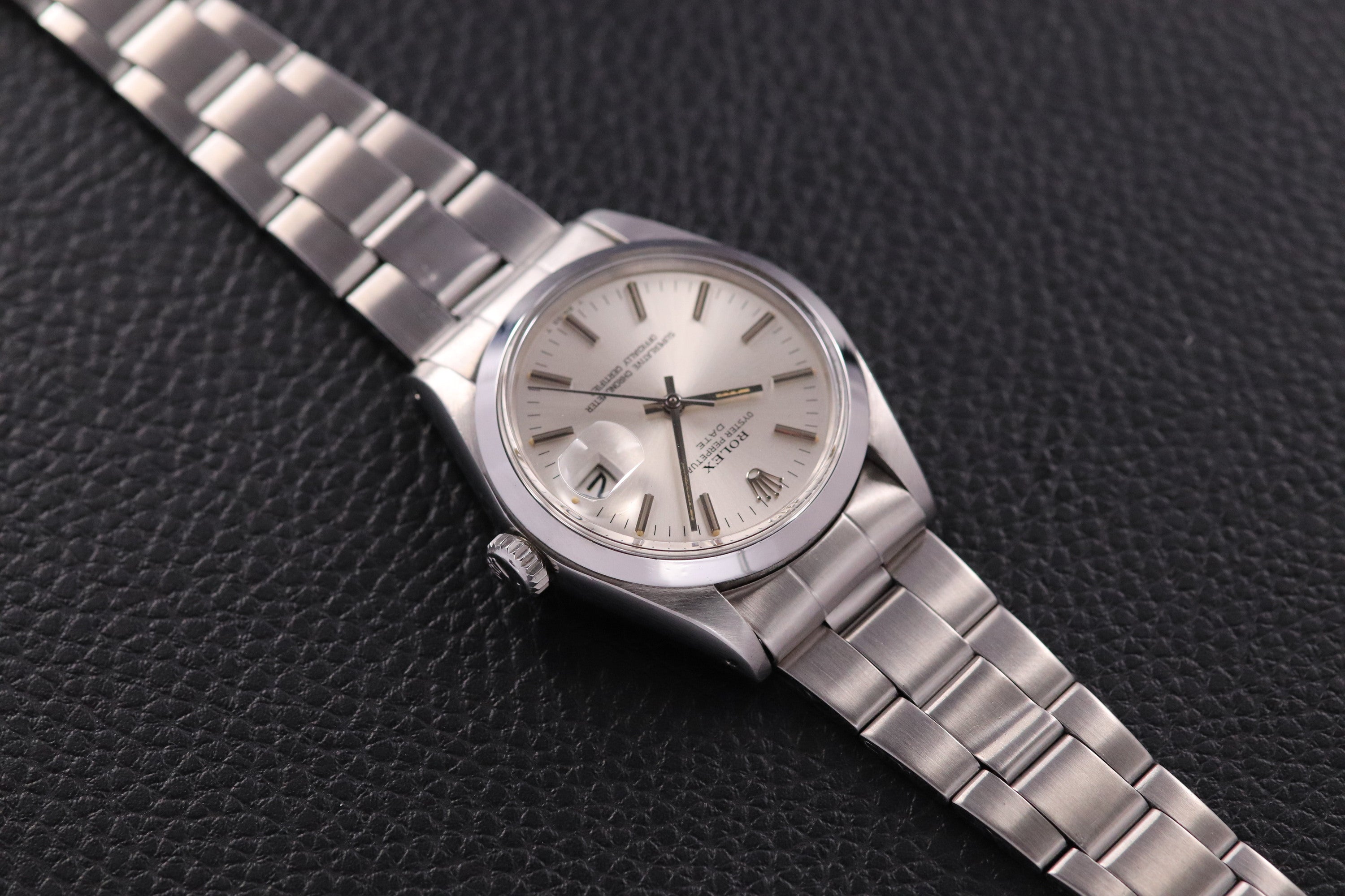 Rolex Date 1500 Silver Dial 1973