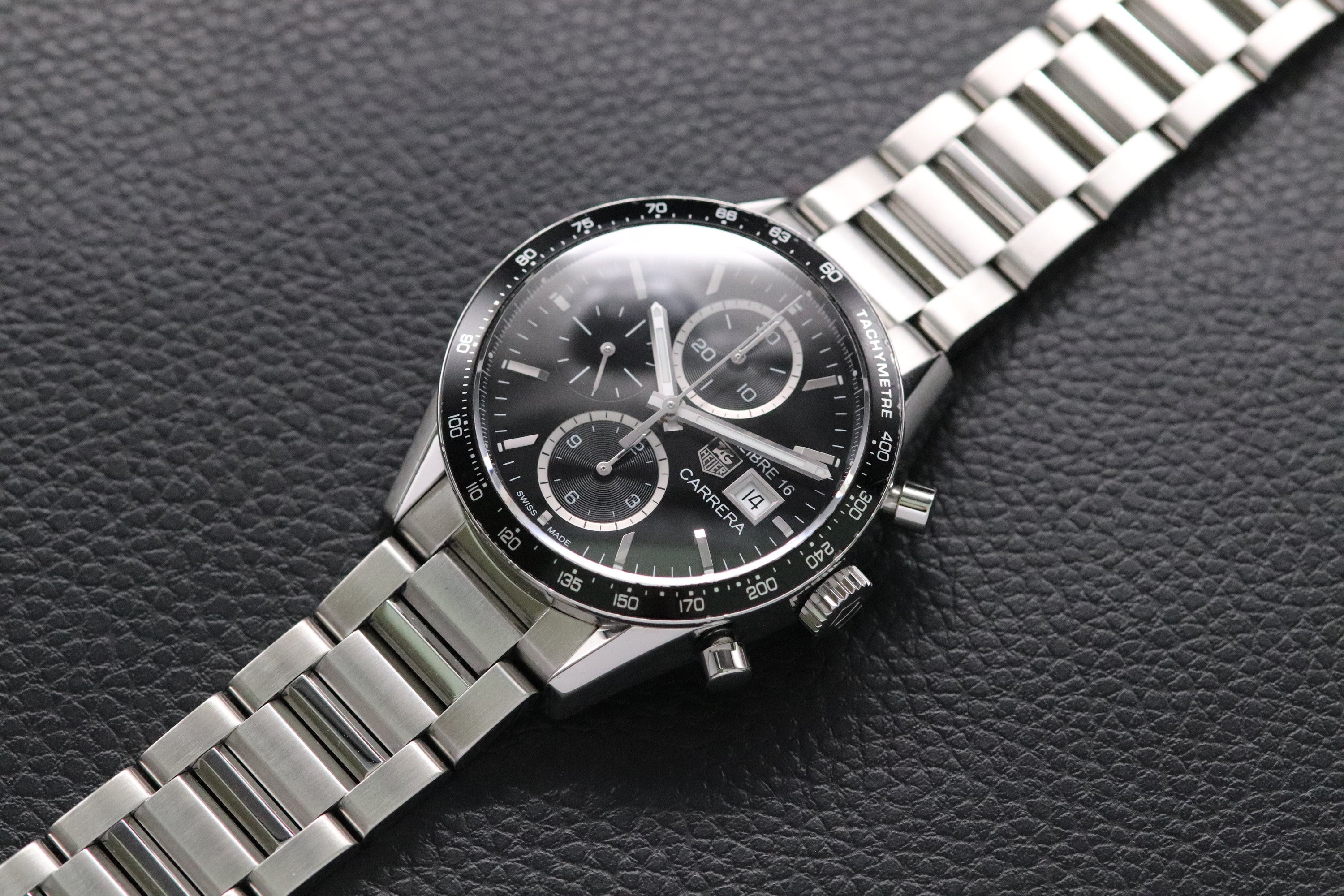 Tag Heuer Carrera Calibre 16 CV201AJ Black Dial 2017