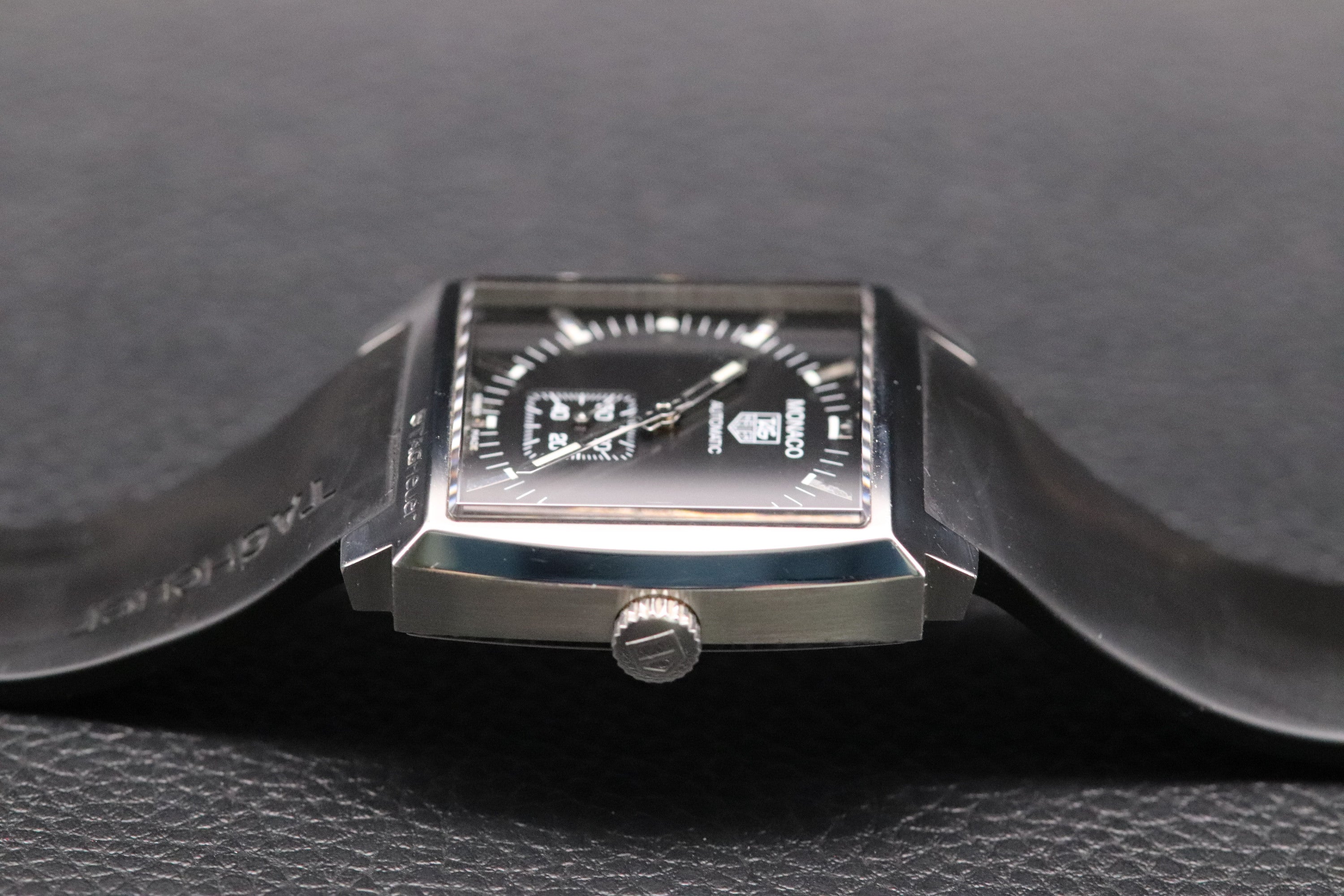 Tag Heuer Monaco WW2110 Black Dial 2012 Papers