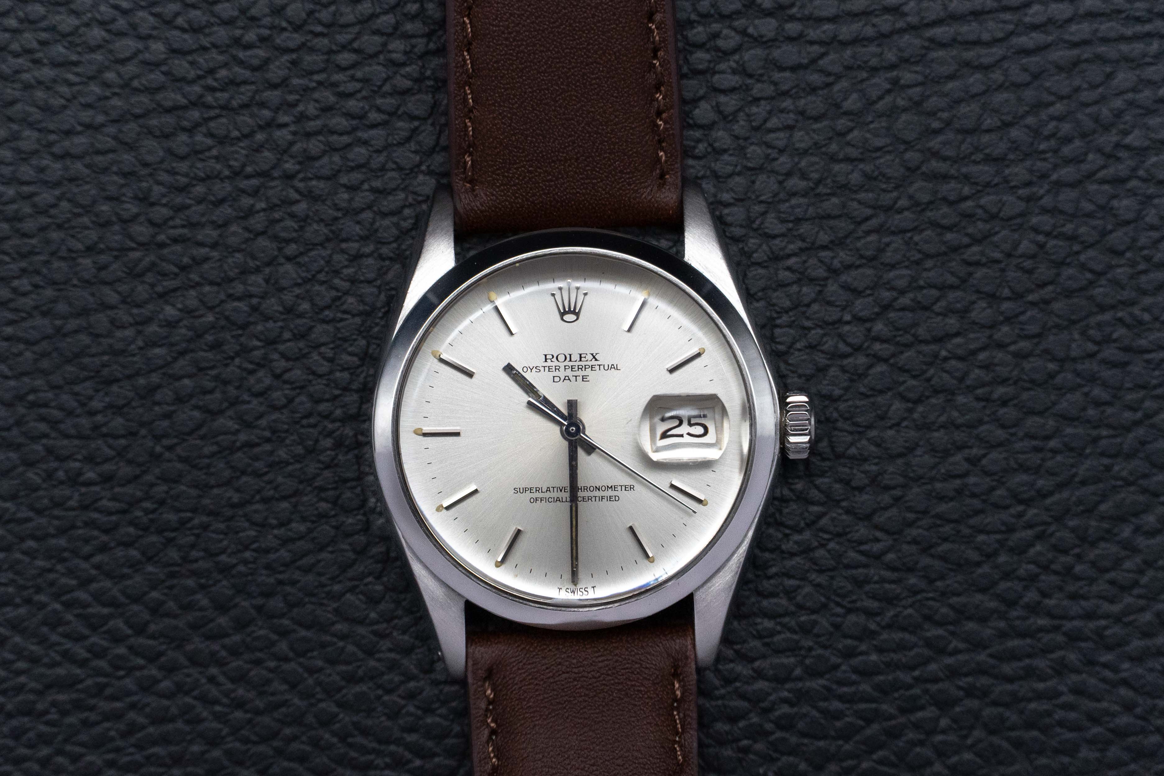 Rolex Date 1500 Silver Dial 1969