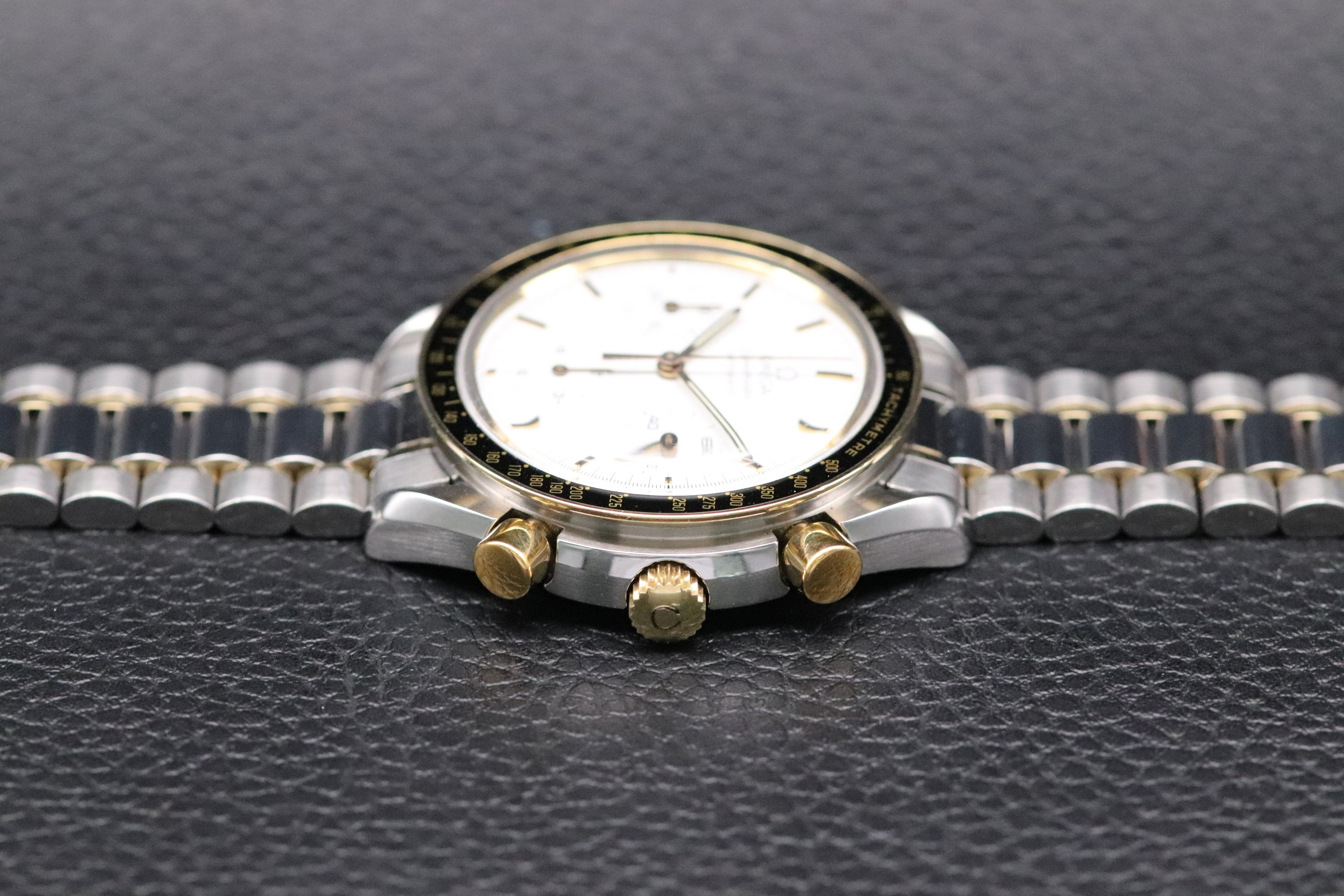 Omega Speedmaster Reduced 3310.20 Albino Gold 1991 White Dial