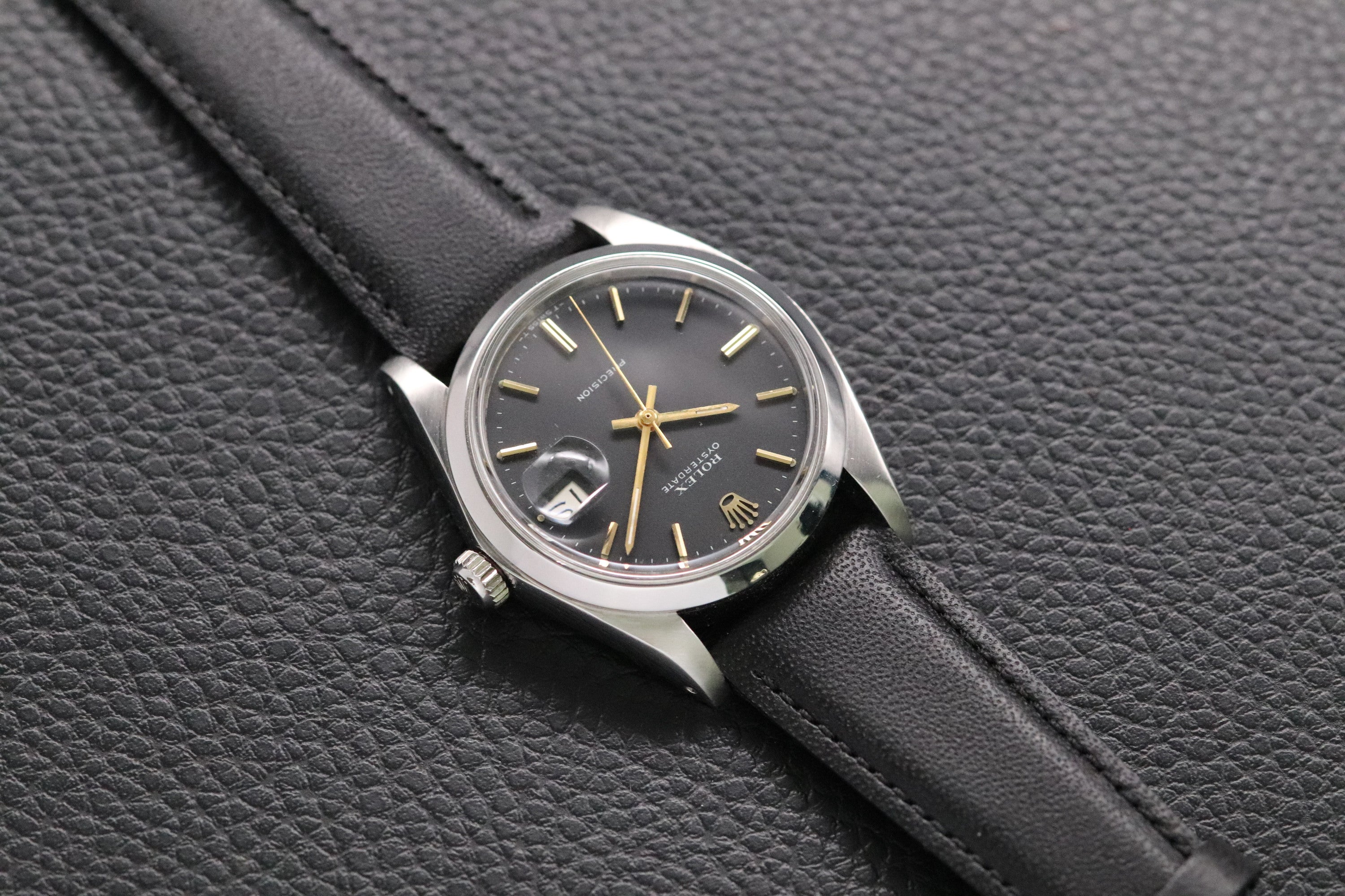 Rolex Oysterdate Precision 6694 Black Dial 1982