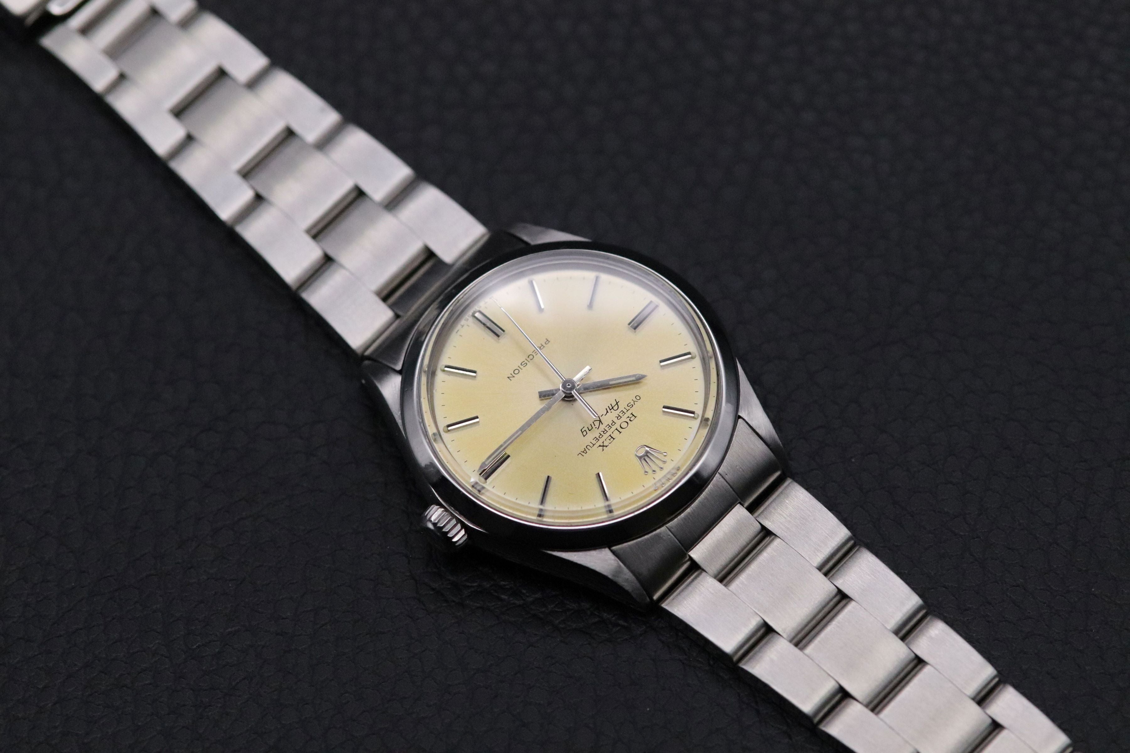 Rolex Air-King 5500 Cream