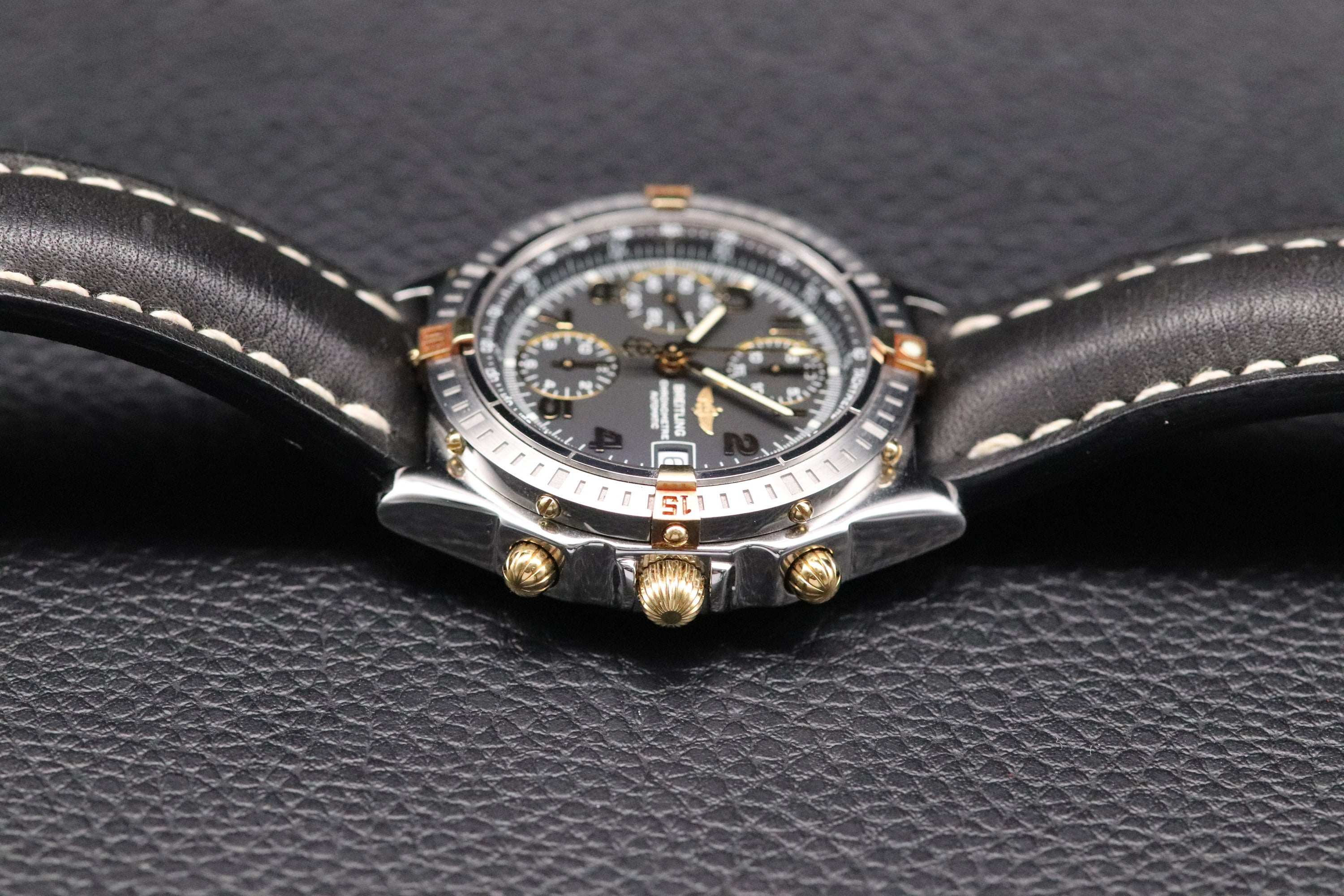 Breitling Chronomat B13352 Black Dial 2003 Papers
