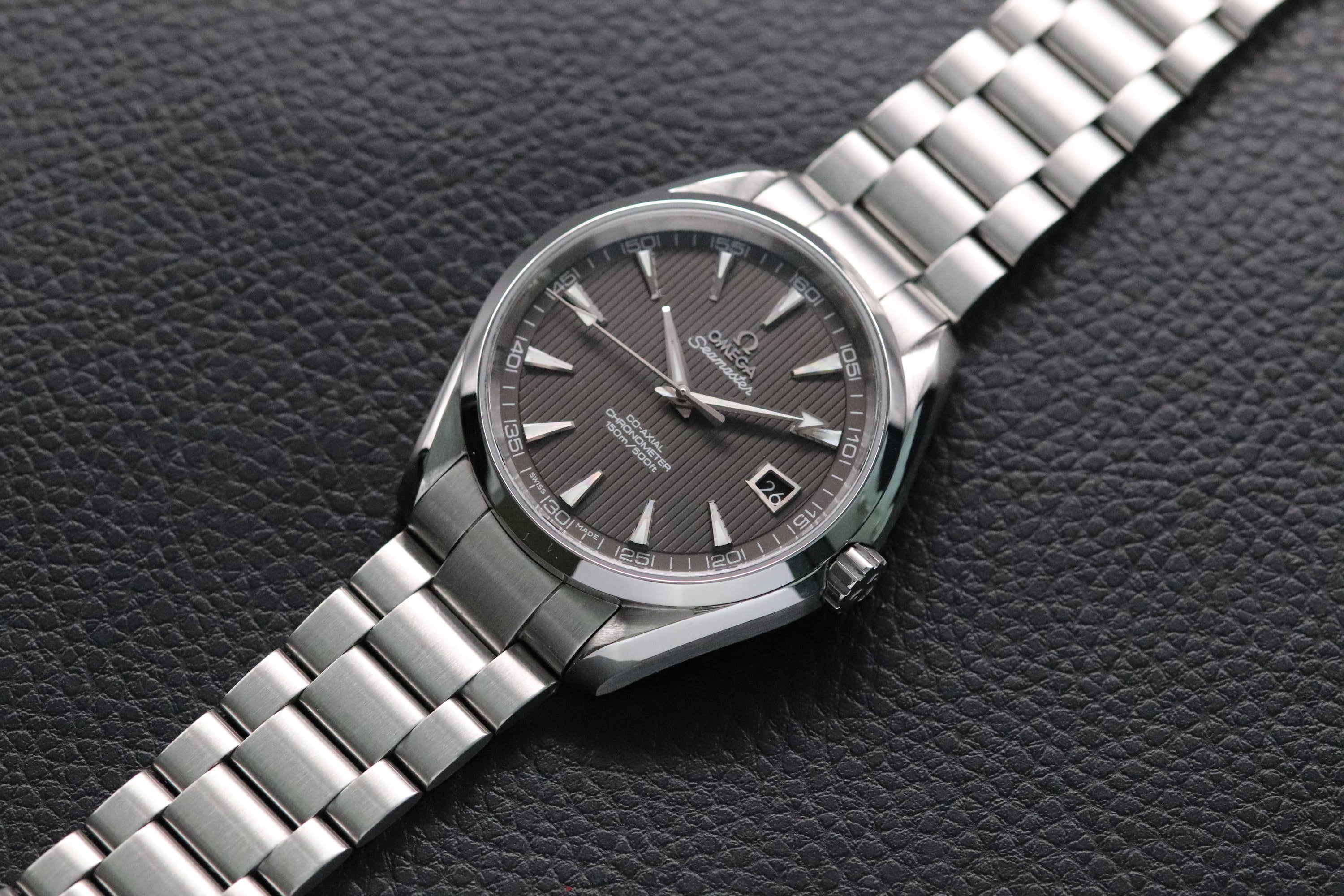 Omega Seamaster Aqua Terra 231.13.42.21.06.001 Grey Dial Fullset 2012 Box+Papers