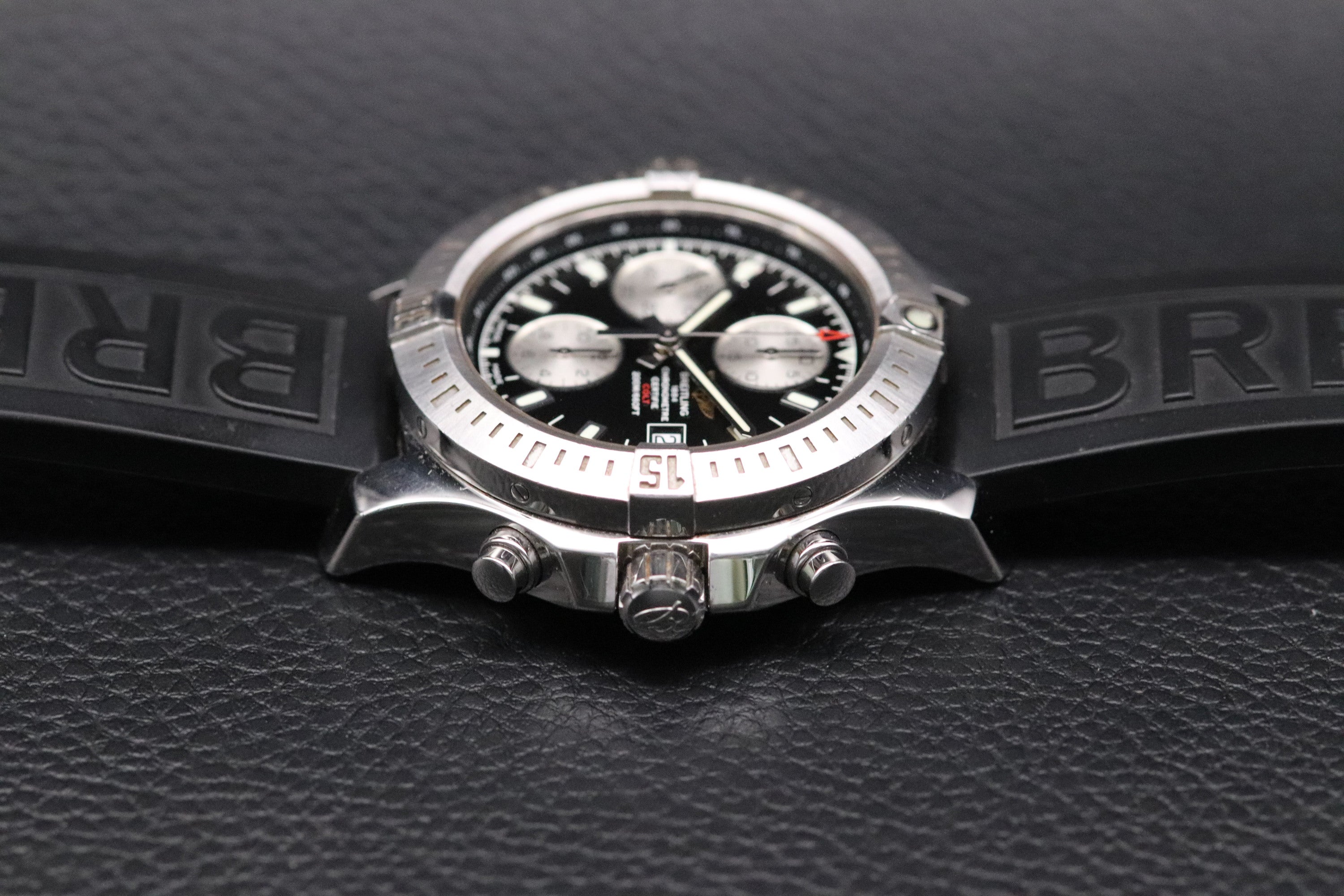 Breitling Colt Chronograph A13388 Black Fullset 2015 Box+Papers