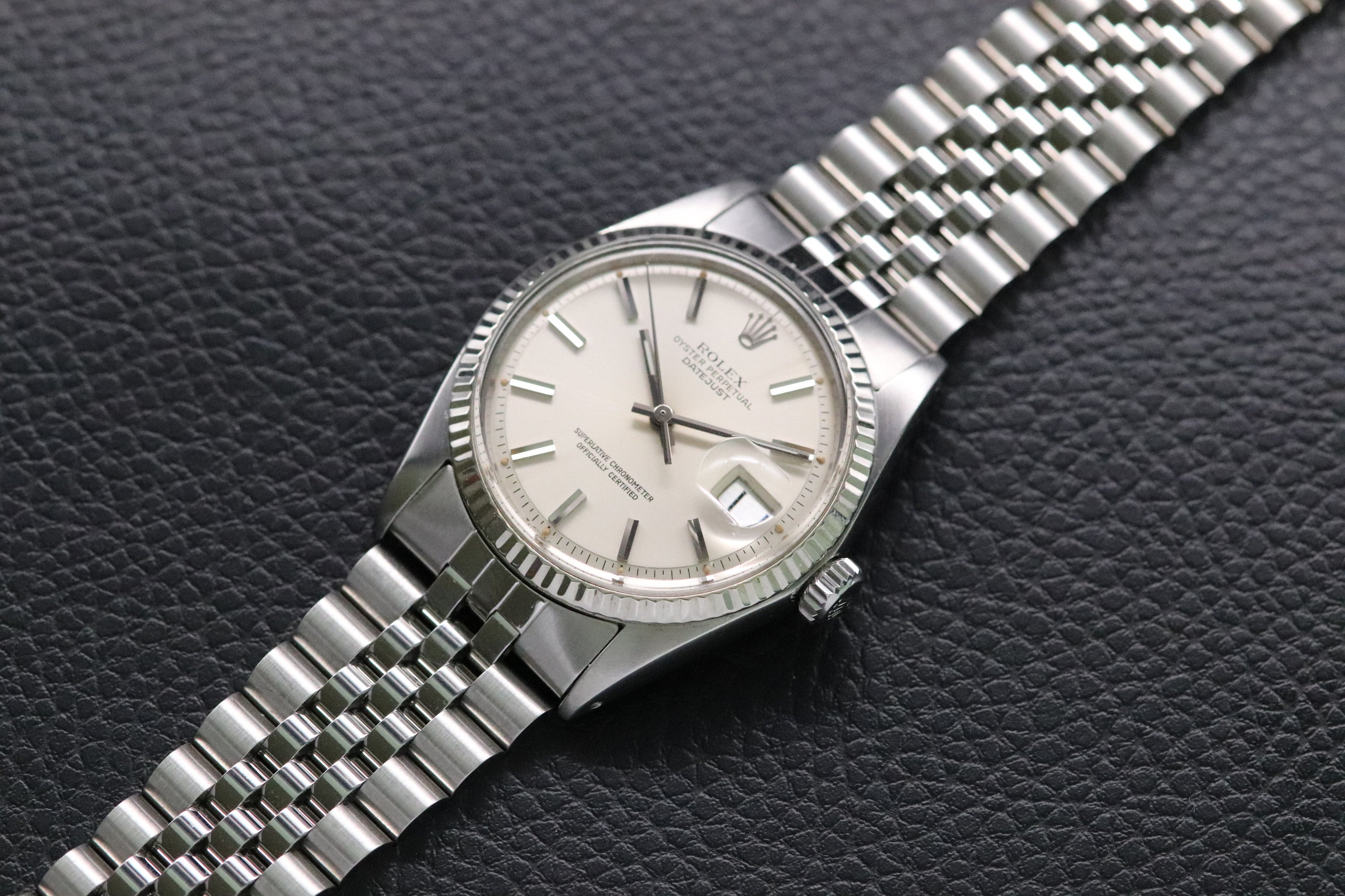 Rolex Datejust 1601 Silver Dial Papers 1977