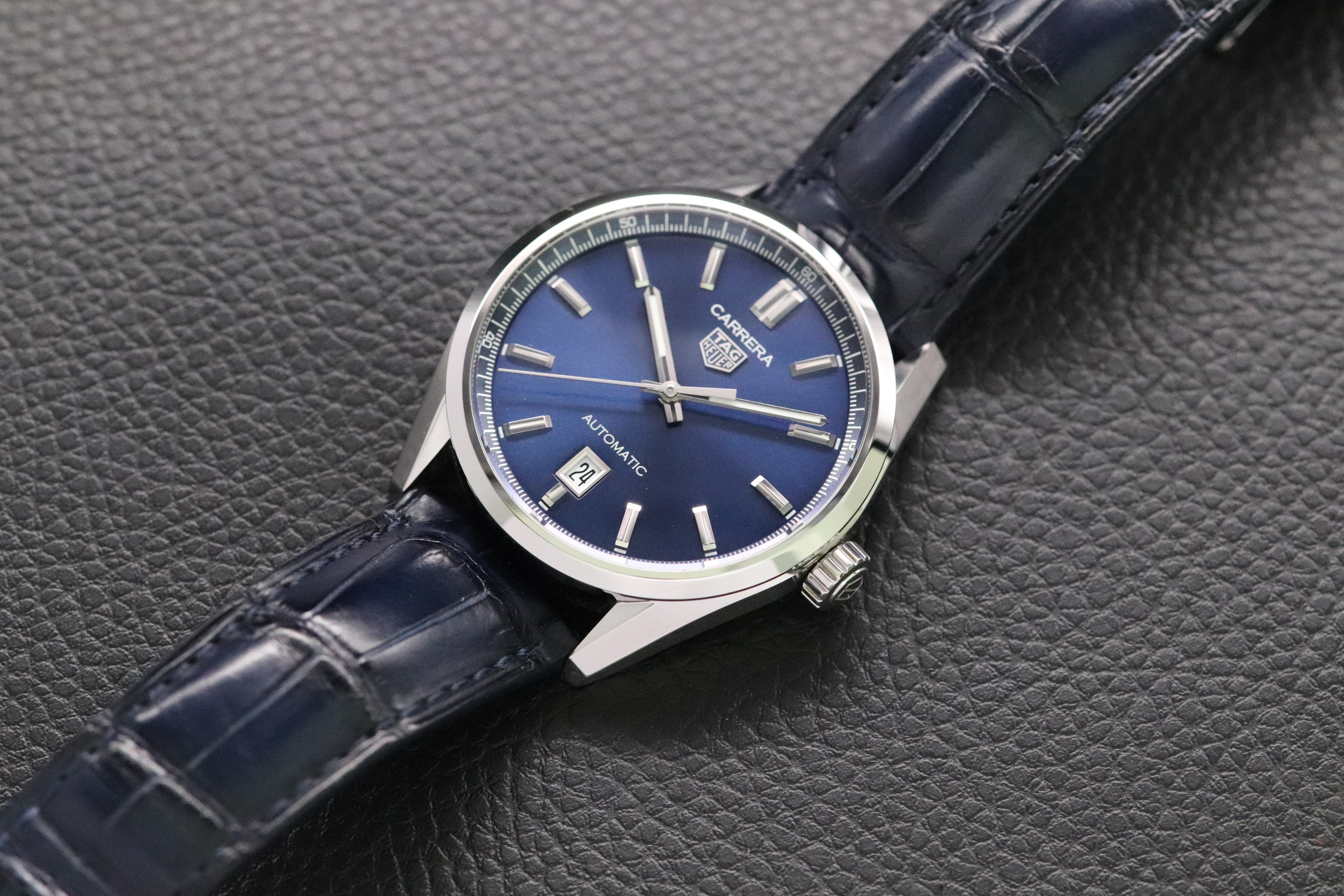 Tag Heuer Carrera Calibre 5 WBN2112-0 Blue Fullset 2022 Box+Papers