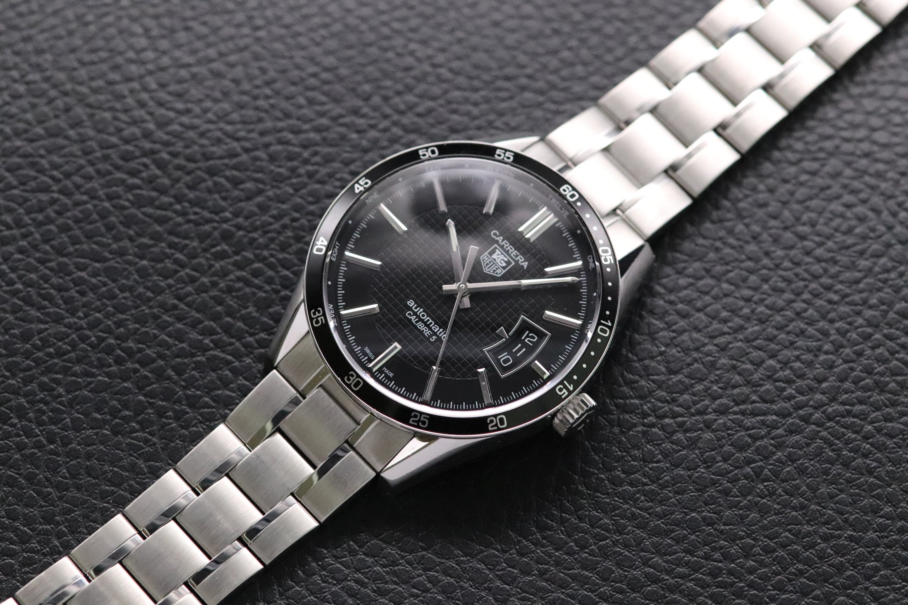 Tag Heuer Carrera Calibre 5 WV211M Black Dial 2010 Papers