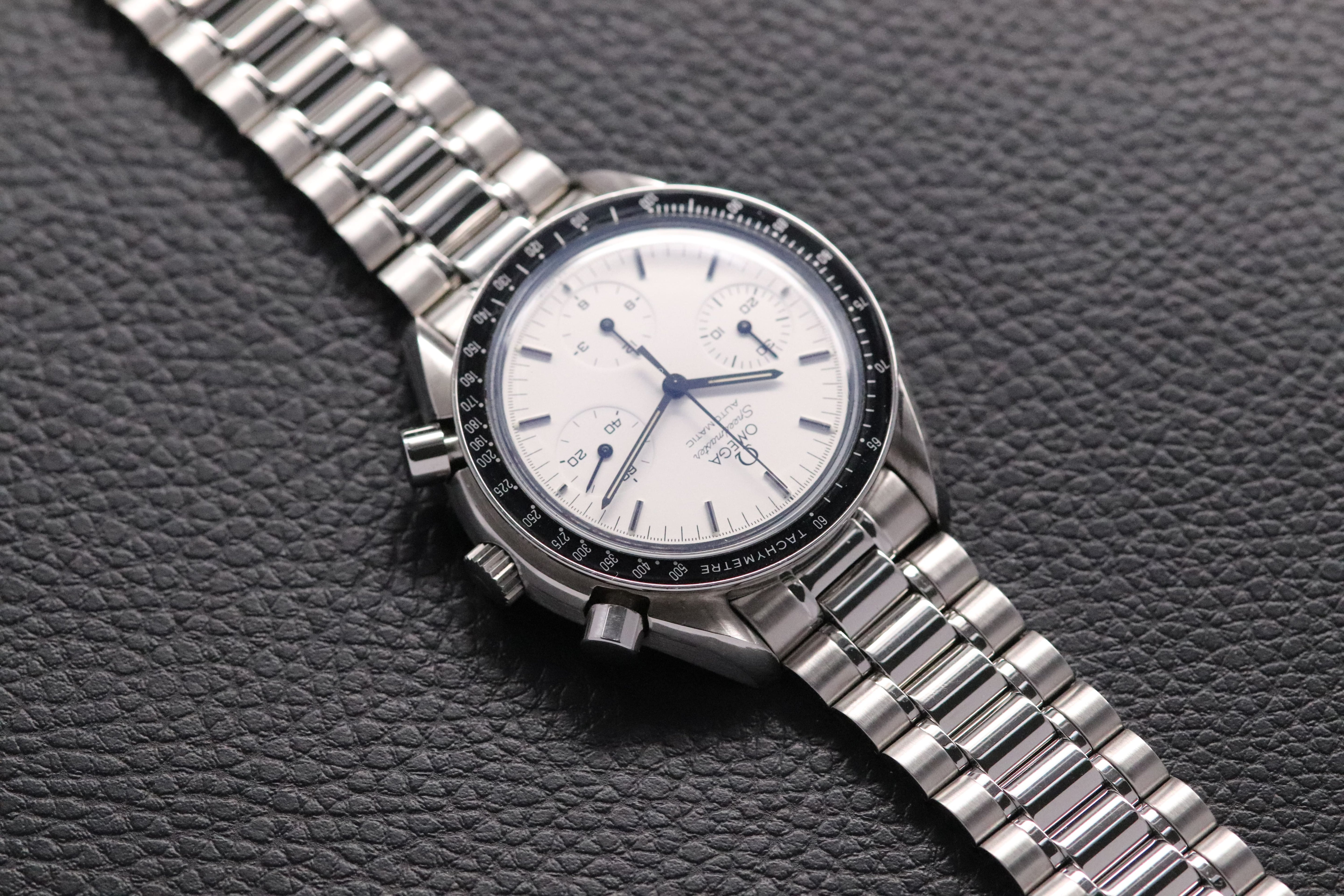 Omega Speedmaster Reduced 3510.20 Albino White Dial 1989