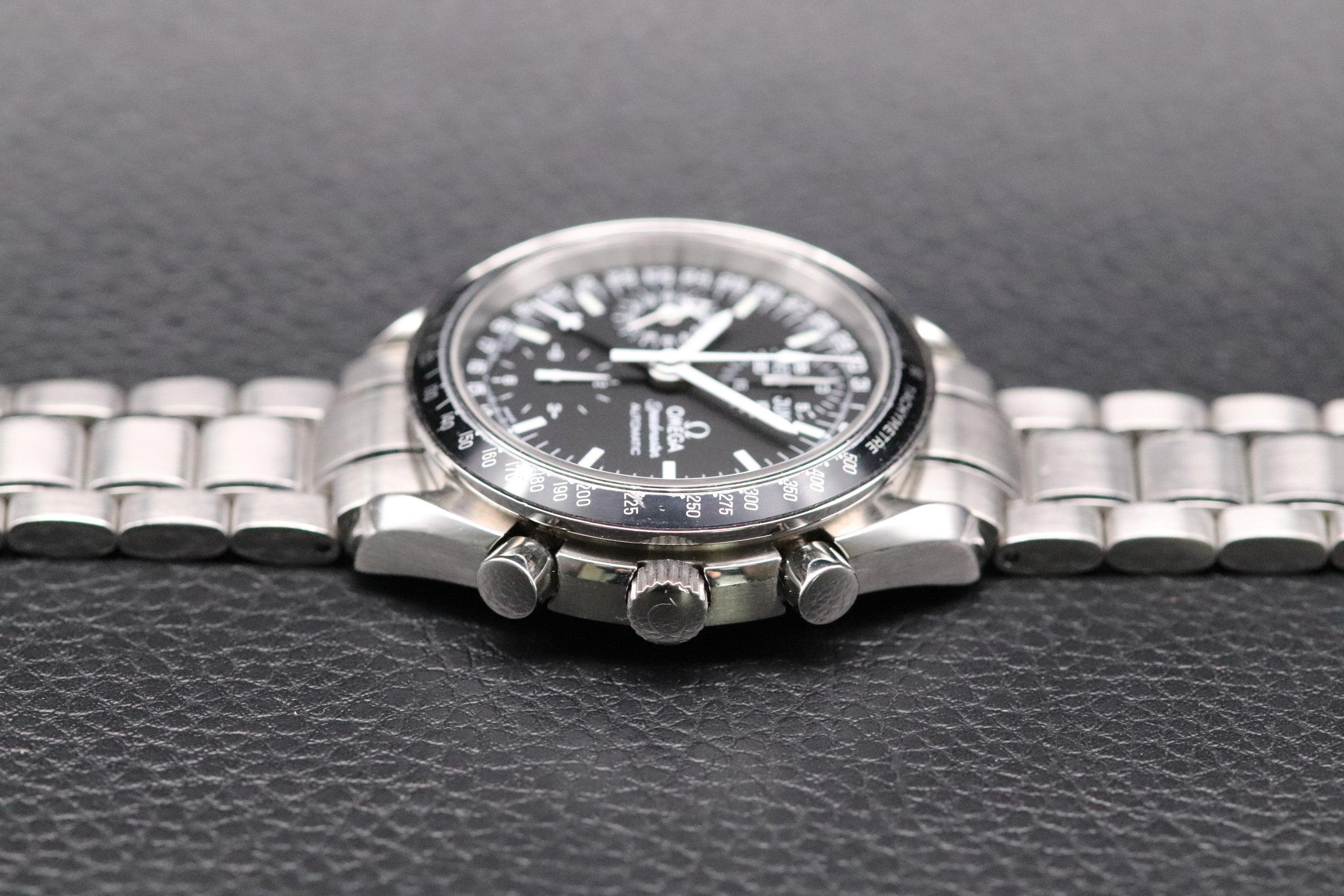 Omega Speedmaster Day Date 3520.50 Black Dial 1998 Papers