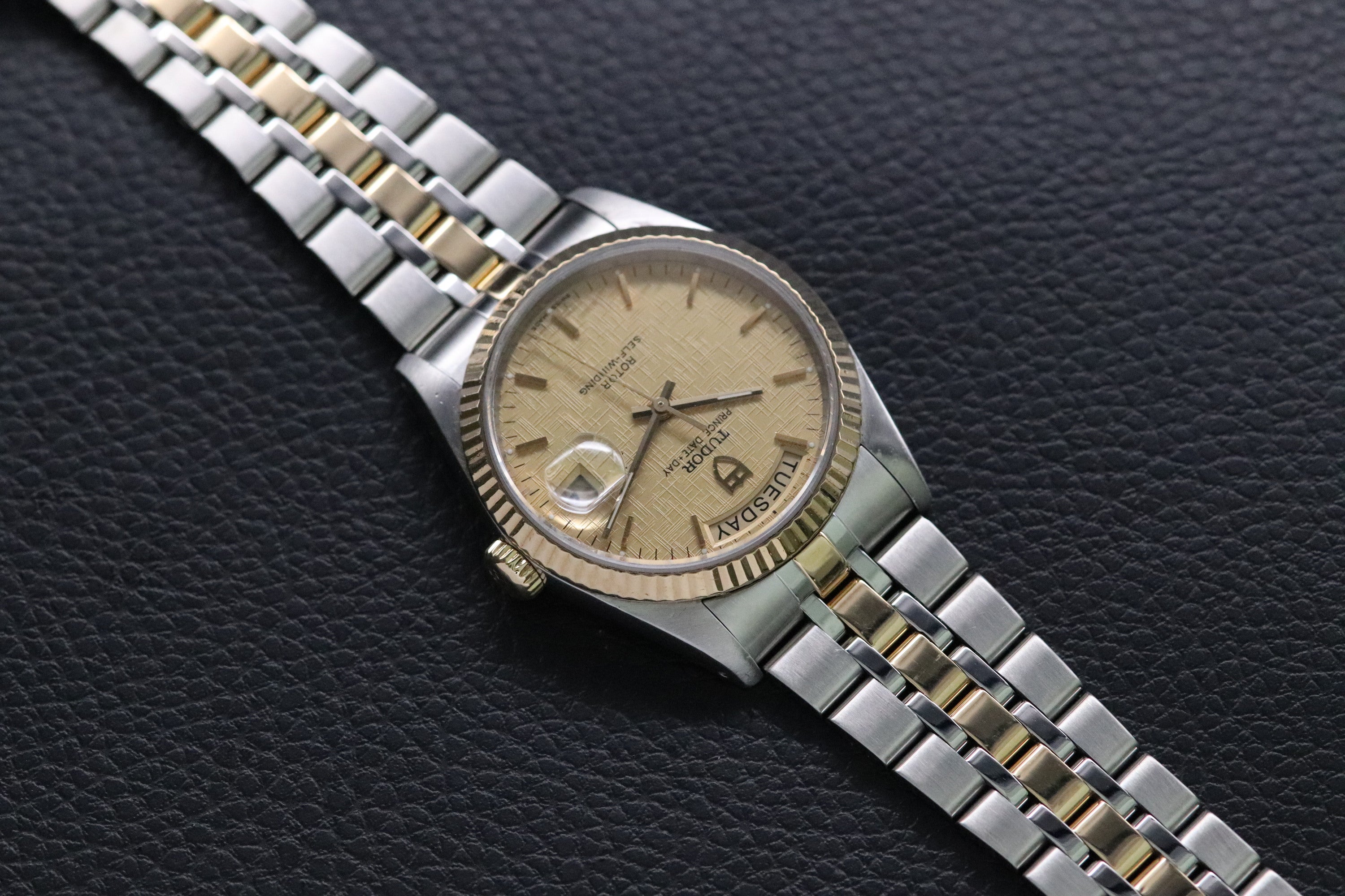 Tudor Prince Date-Day 76213 Linen Dial 2016