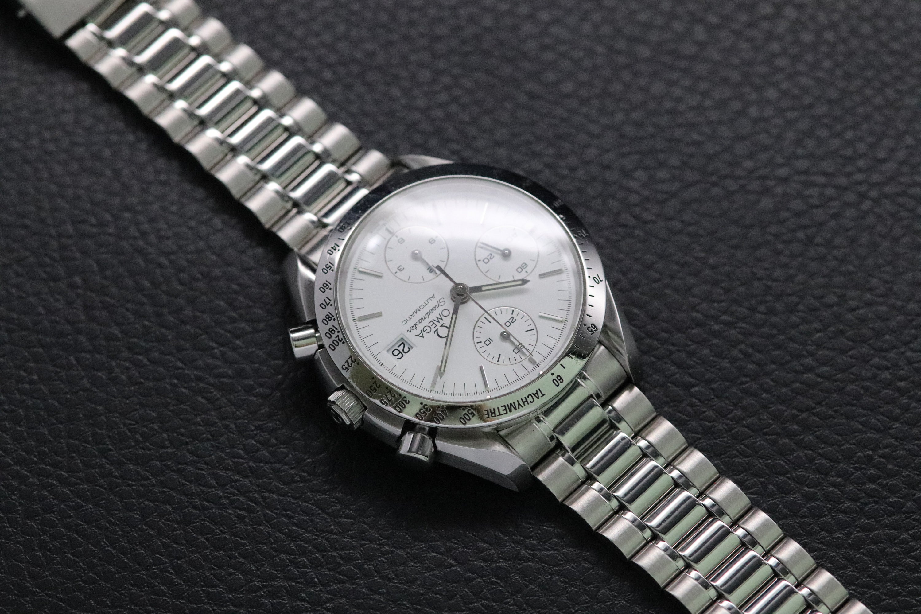 Omega Speedmaster Date 3511.20 White Dial 1998 Albino