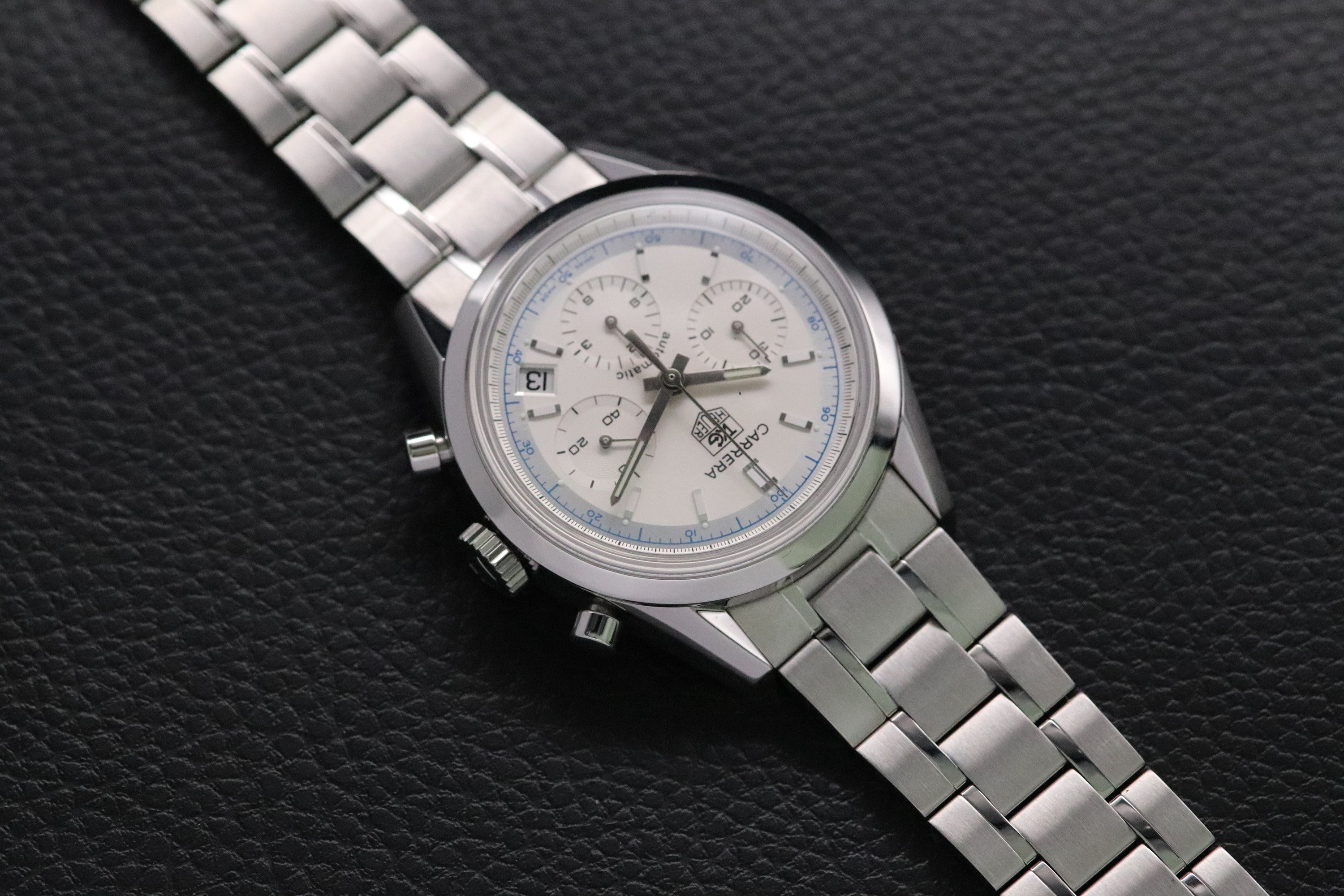 Tag Heuer Carrera Calibre 17 CV2110 Silver Dial 2003