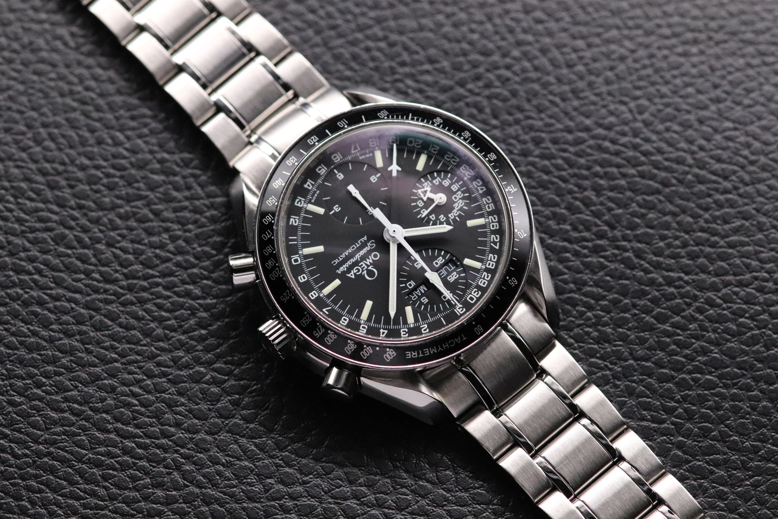 Omega Speedmaster Day Date 3520.50 Black Dial 1998