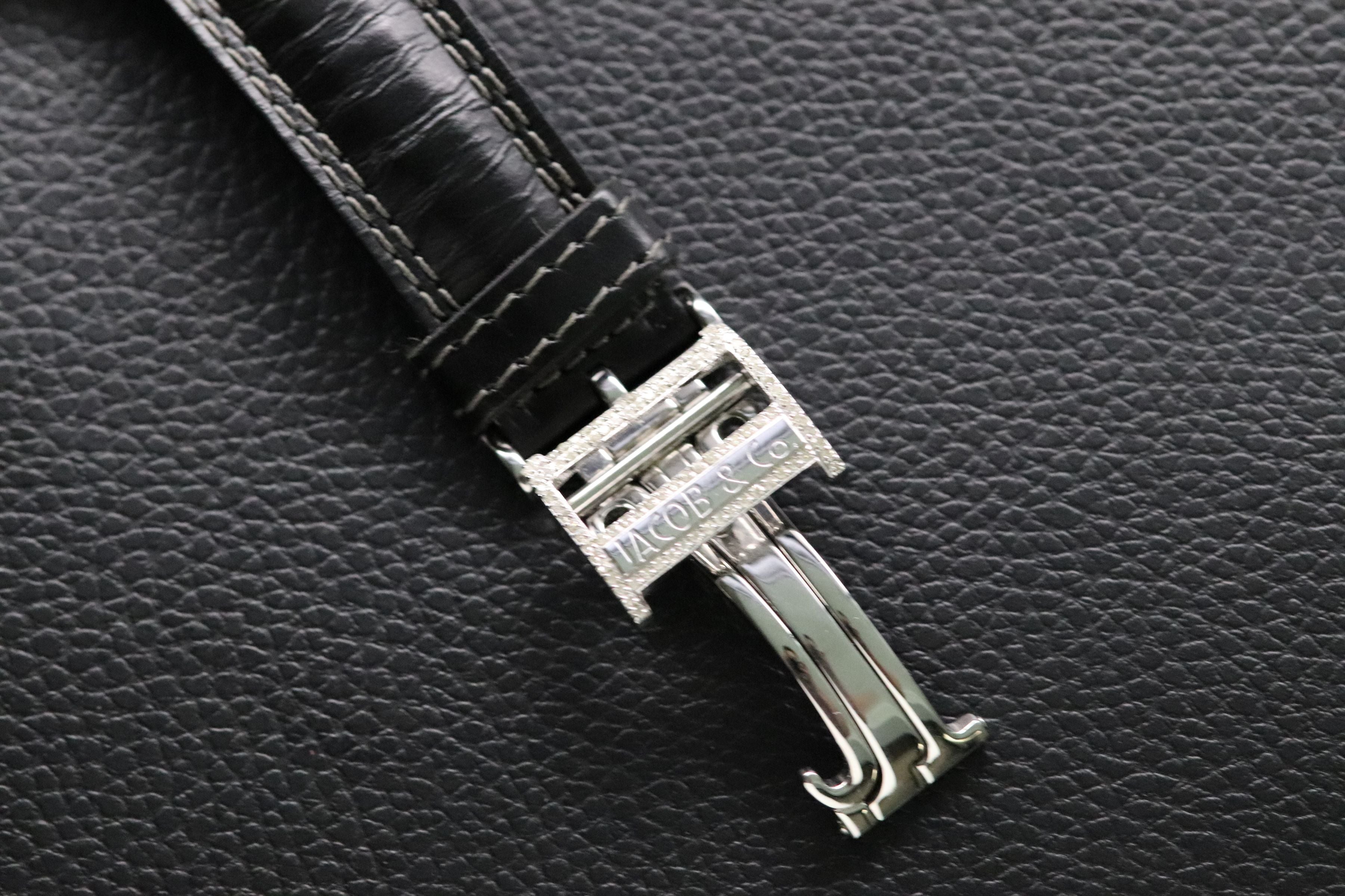 Jacob & CO Chronograph Diamonds Automatic 2008 Glass Bottom