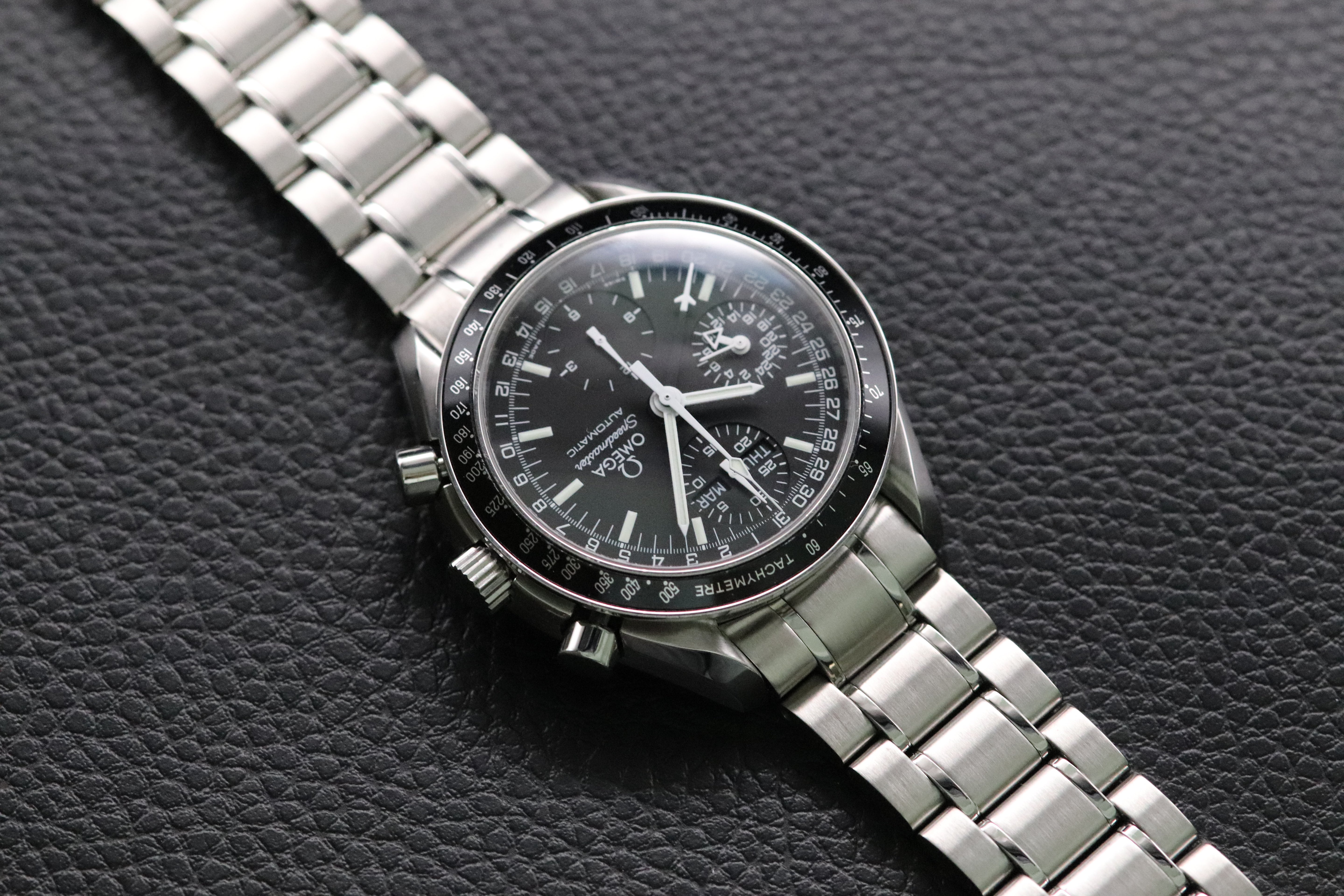 Omega Speedmaster Day Date 3520.50 Black Dial 1998