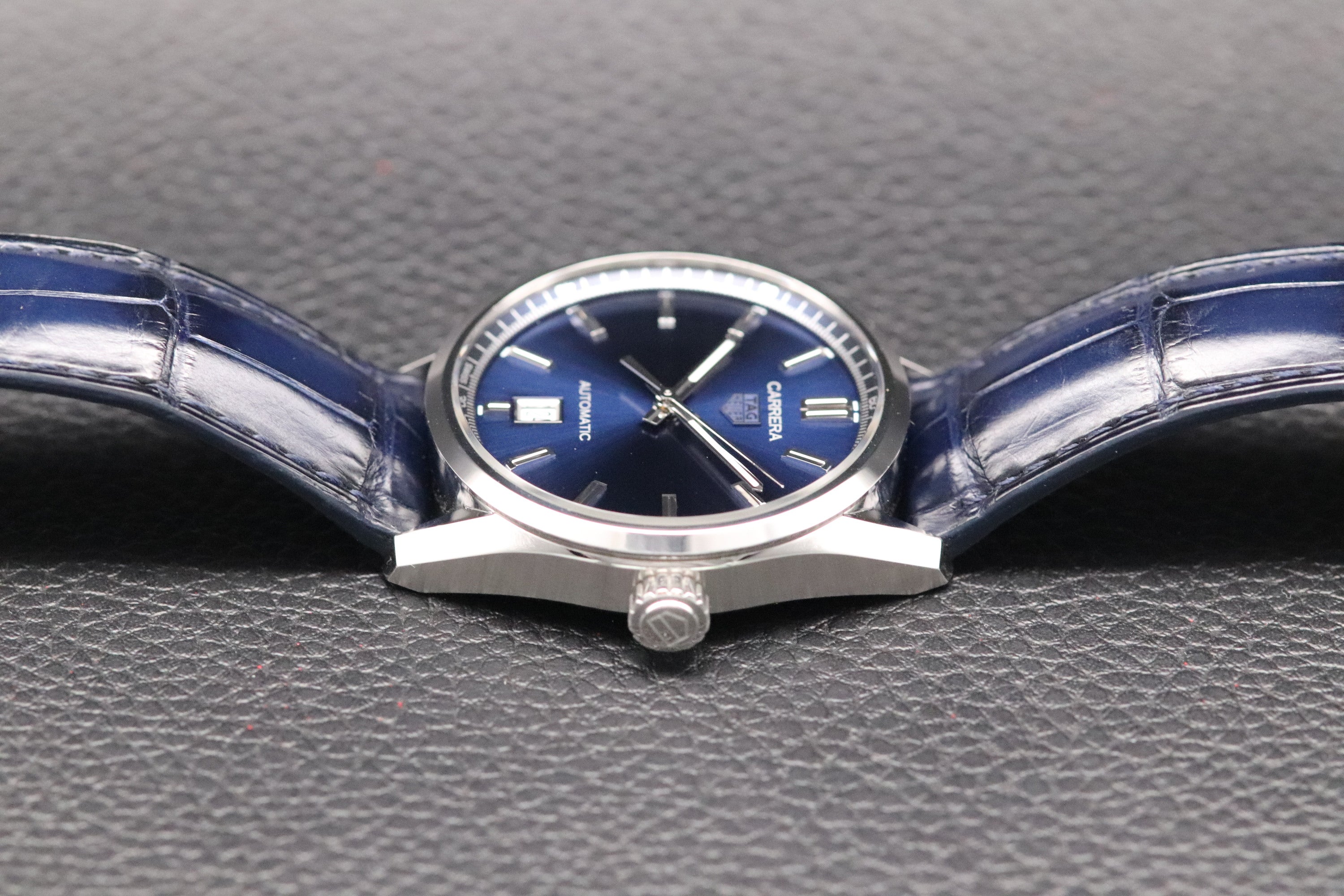 Tag Heuer Carrera Calibre 5 WBN2112-0 Blue Fullset 2022 Box+Papers