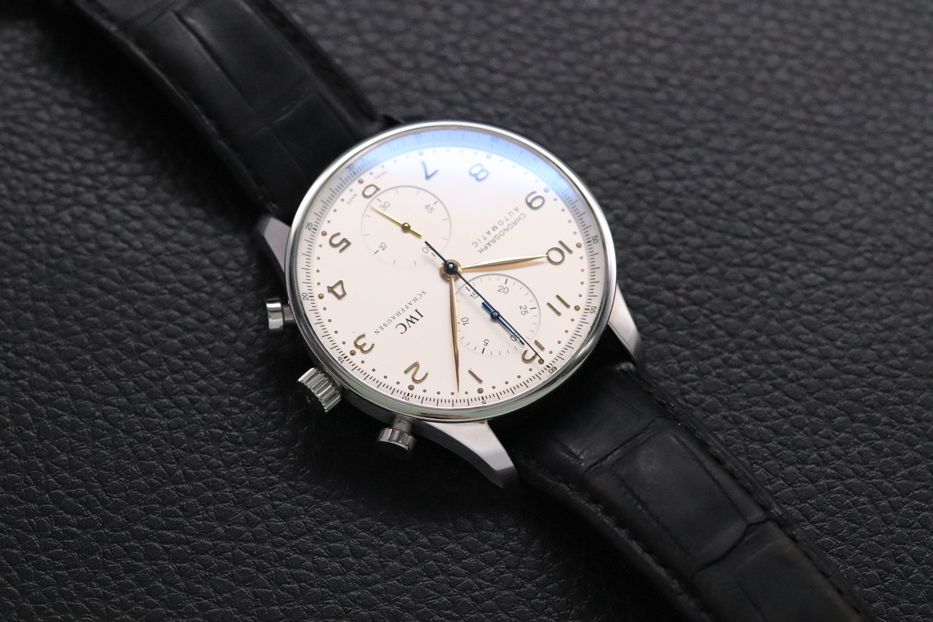IWC Portugieser Chronograph IW371445 White Dial 2018