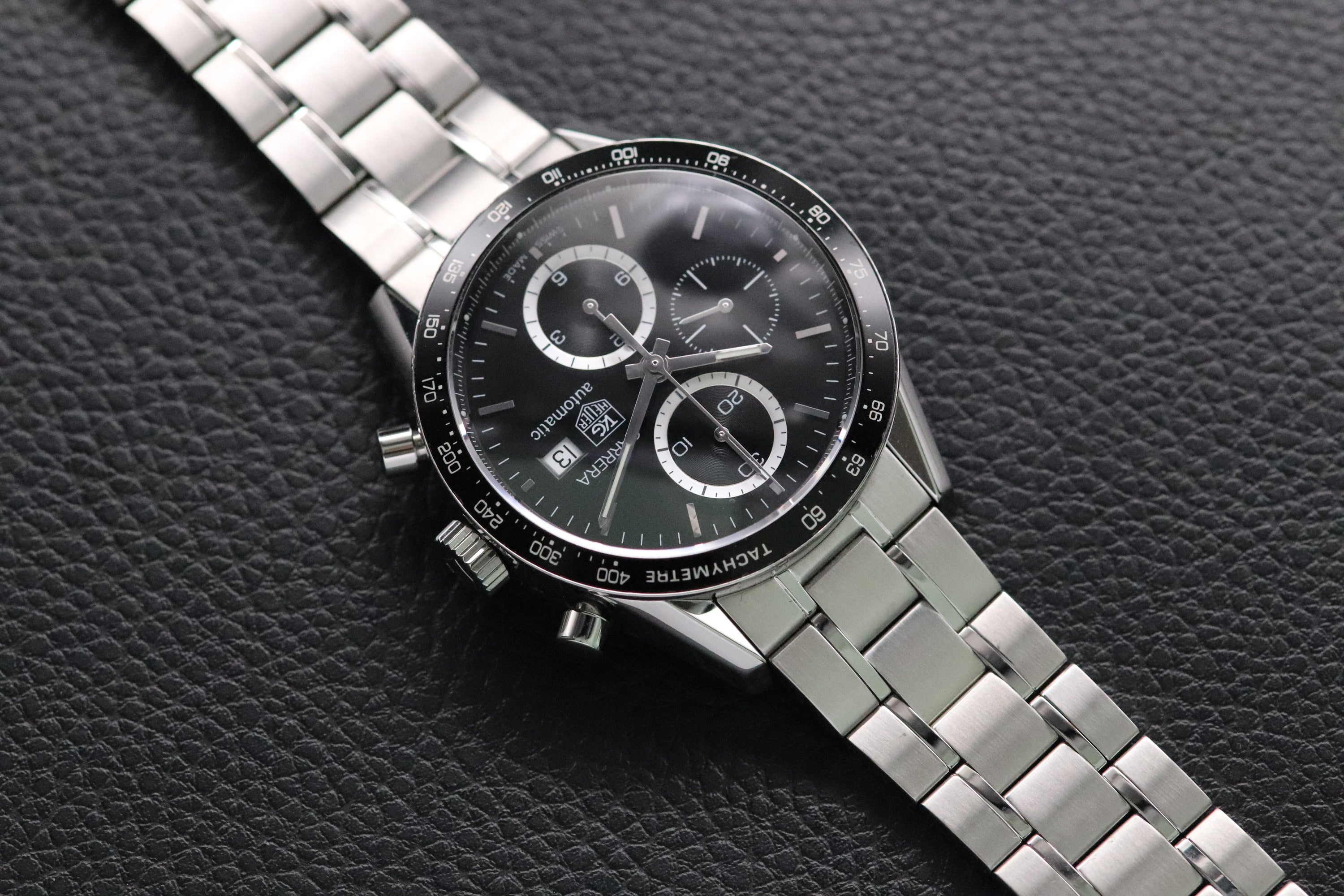 Tag Heuer Carrera Calibre 16 CV2010 Black Dial 2016