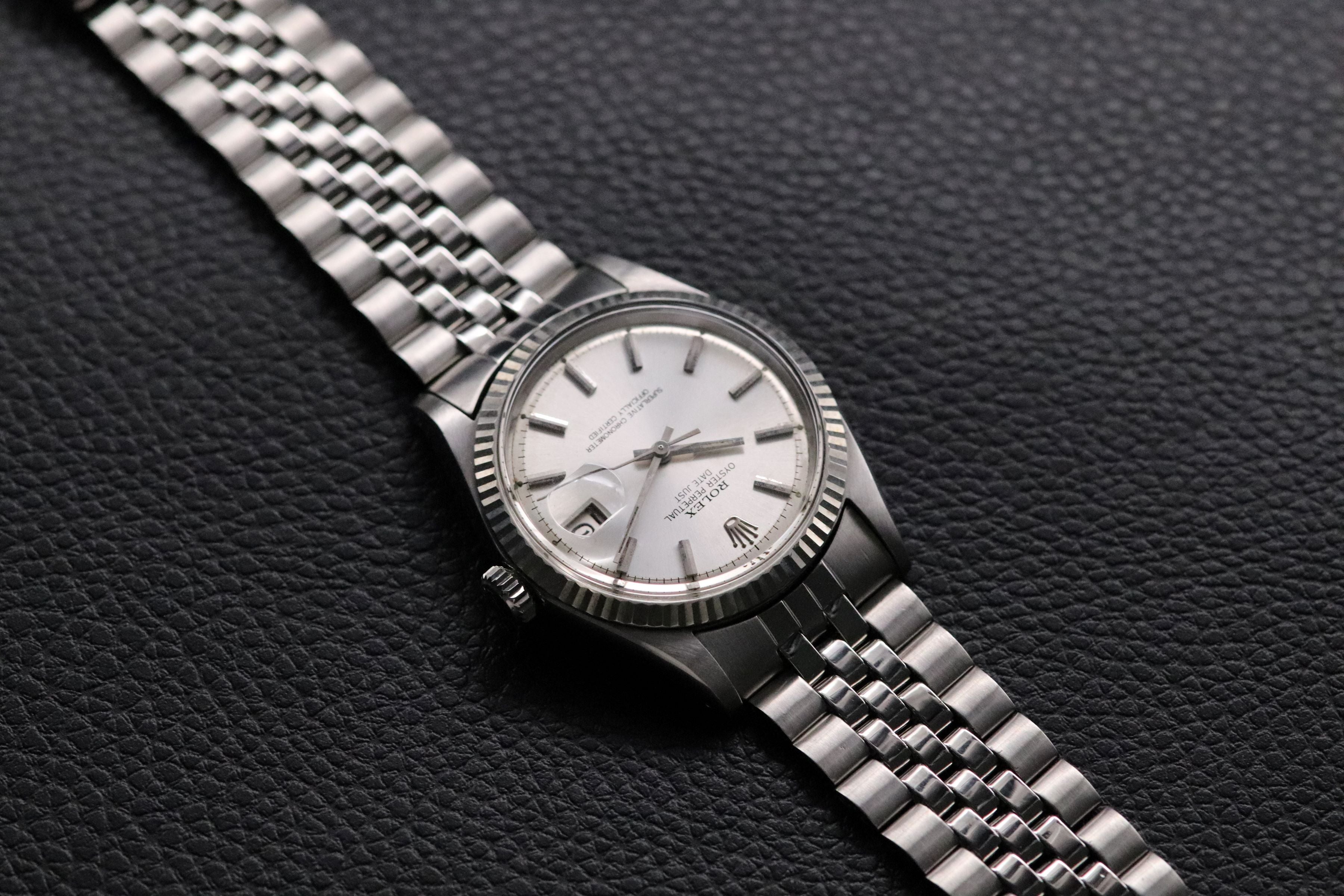 Rolex Datejust 36 Silver Dial 1601 Jubilee 1969