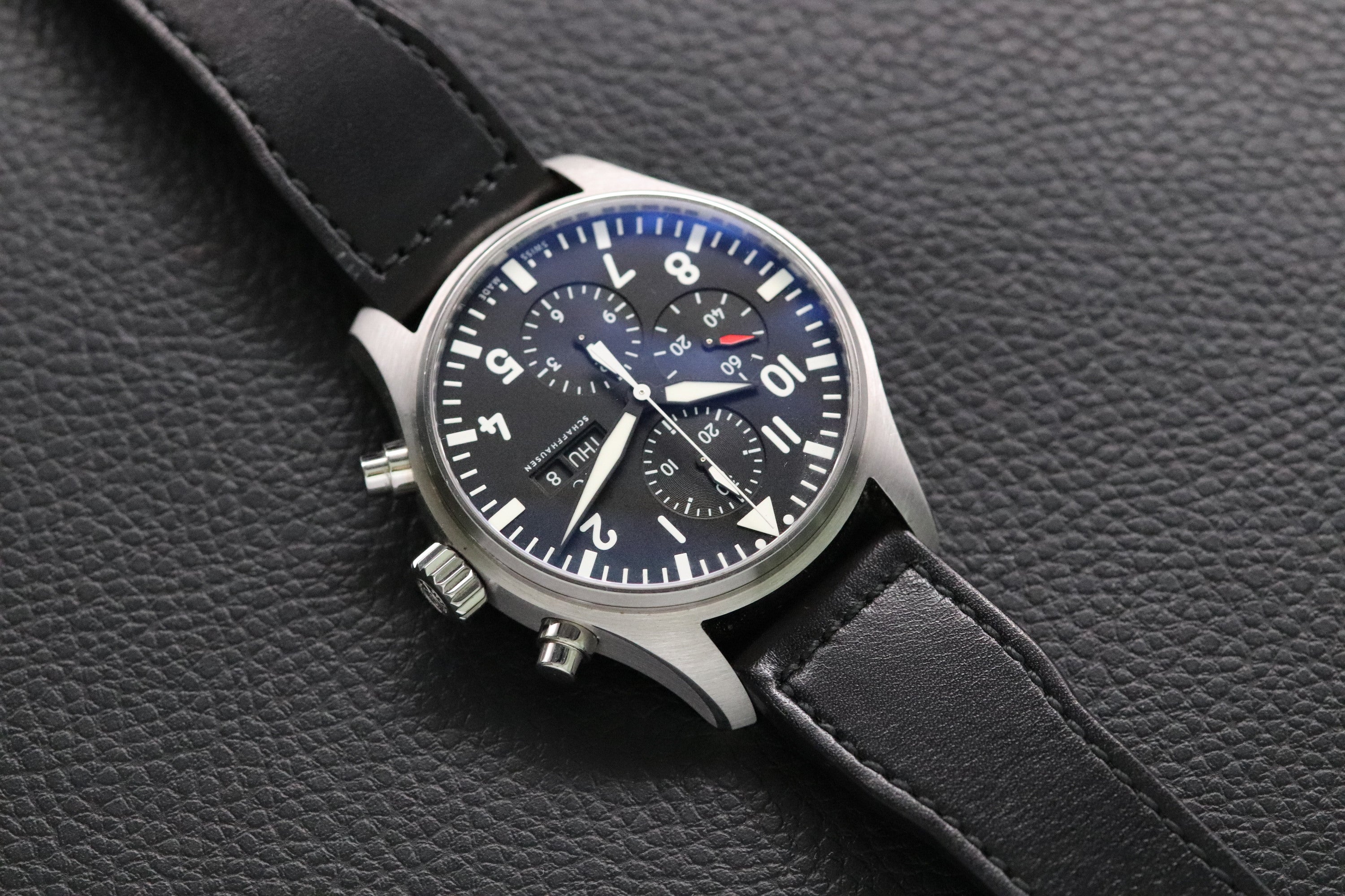 IWC Fliegeruhr Chronograph IW377709 Papers 2018
