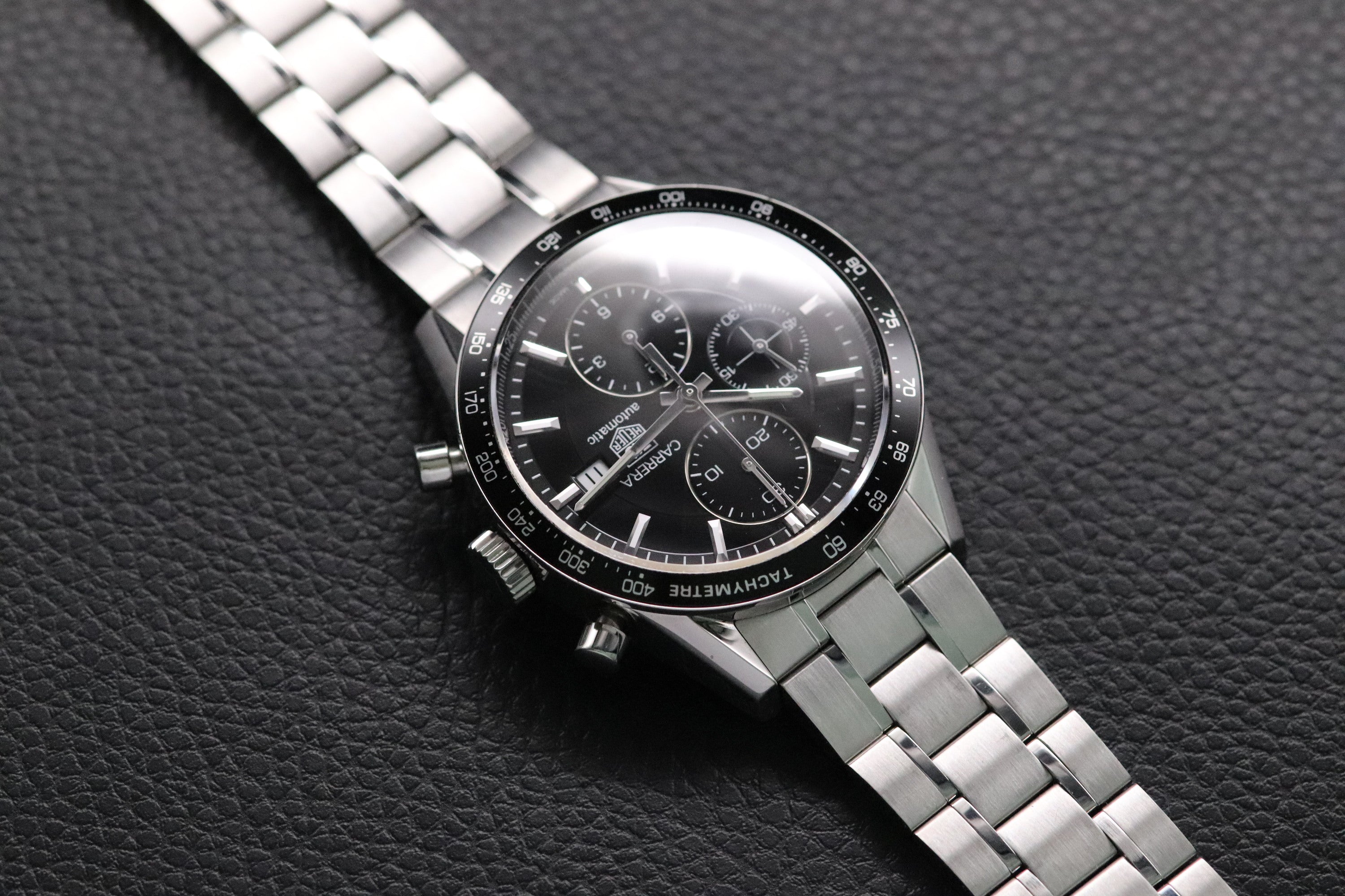 Tag Heuer Carrera Calibre 16 CV201E Black Dial 2012