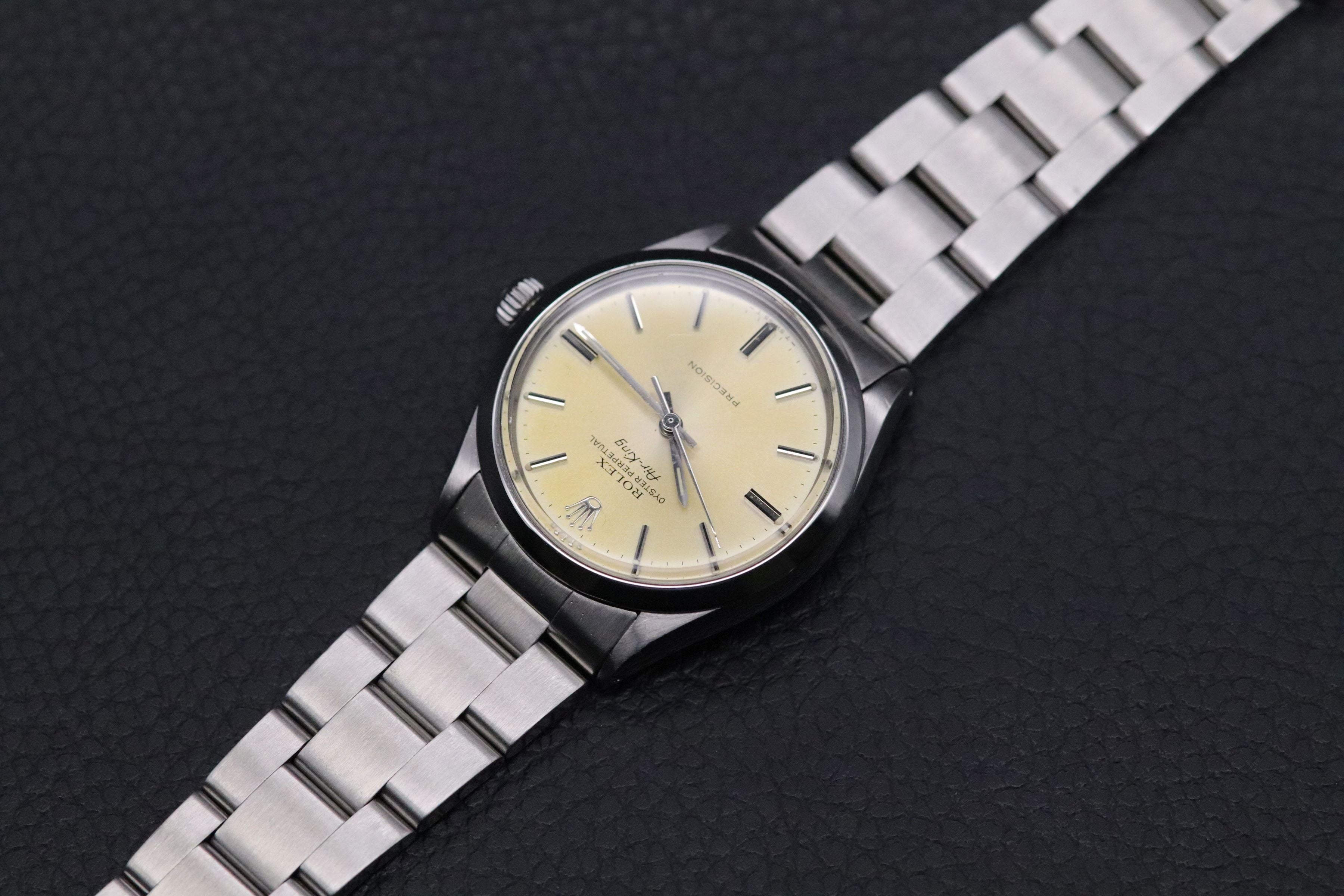 Rolex Air-King 5500 Cream