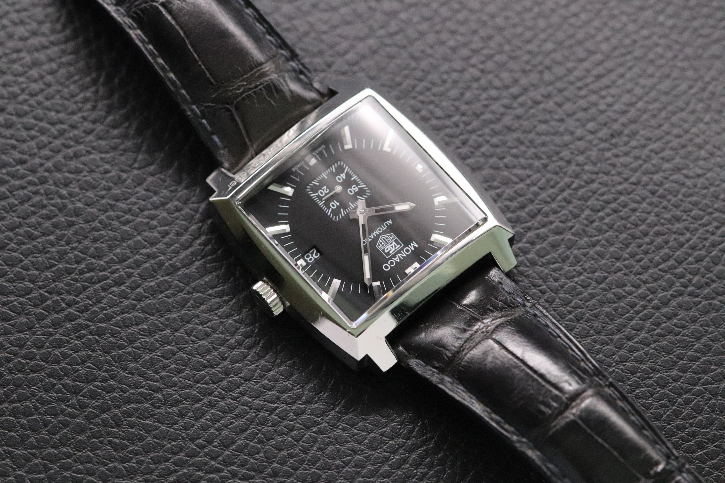 Tag Heuer Monaco WW2110 Black Dial 2010