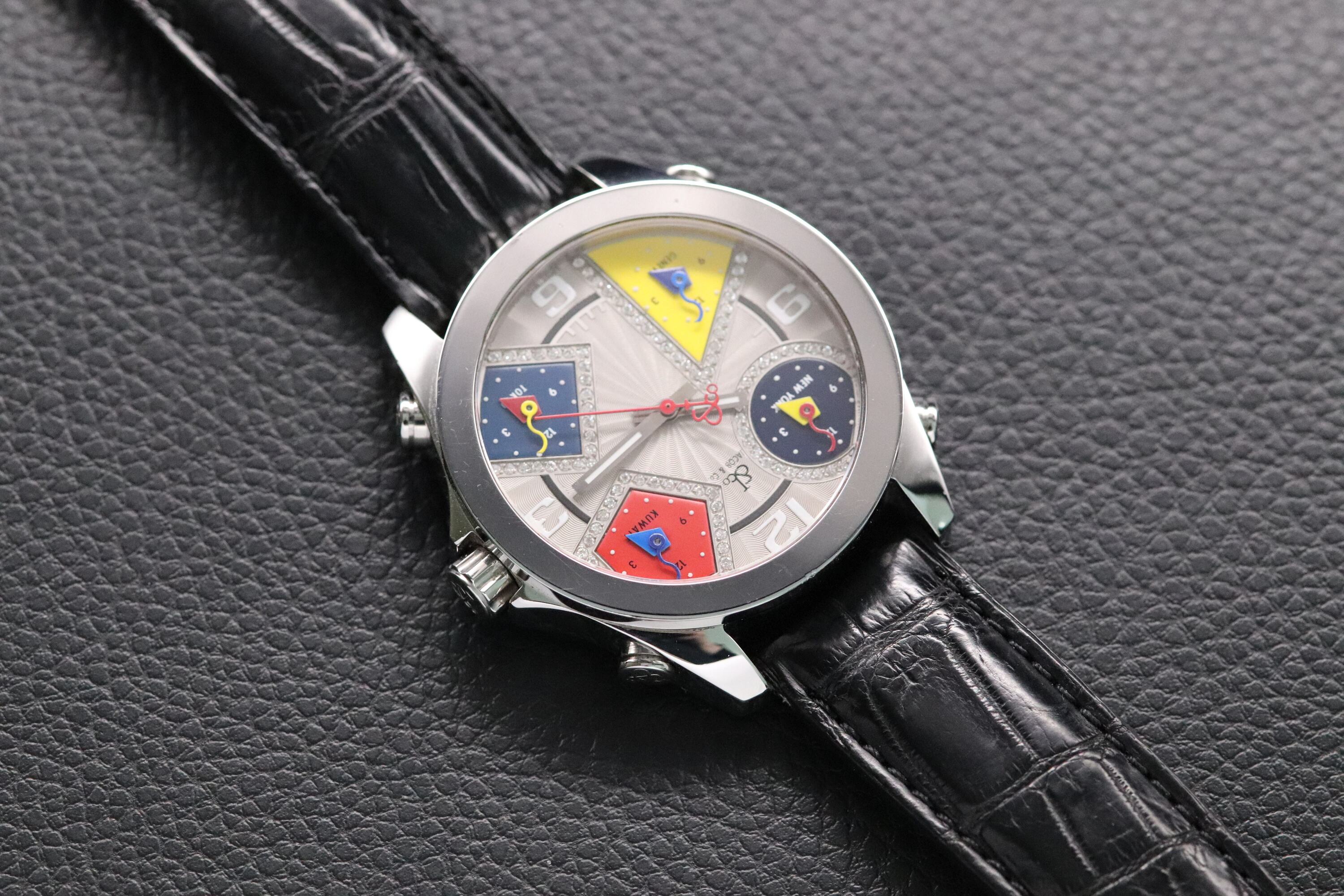 Jacob & CO 5 Time Zones A5295 Box+Straps