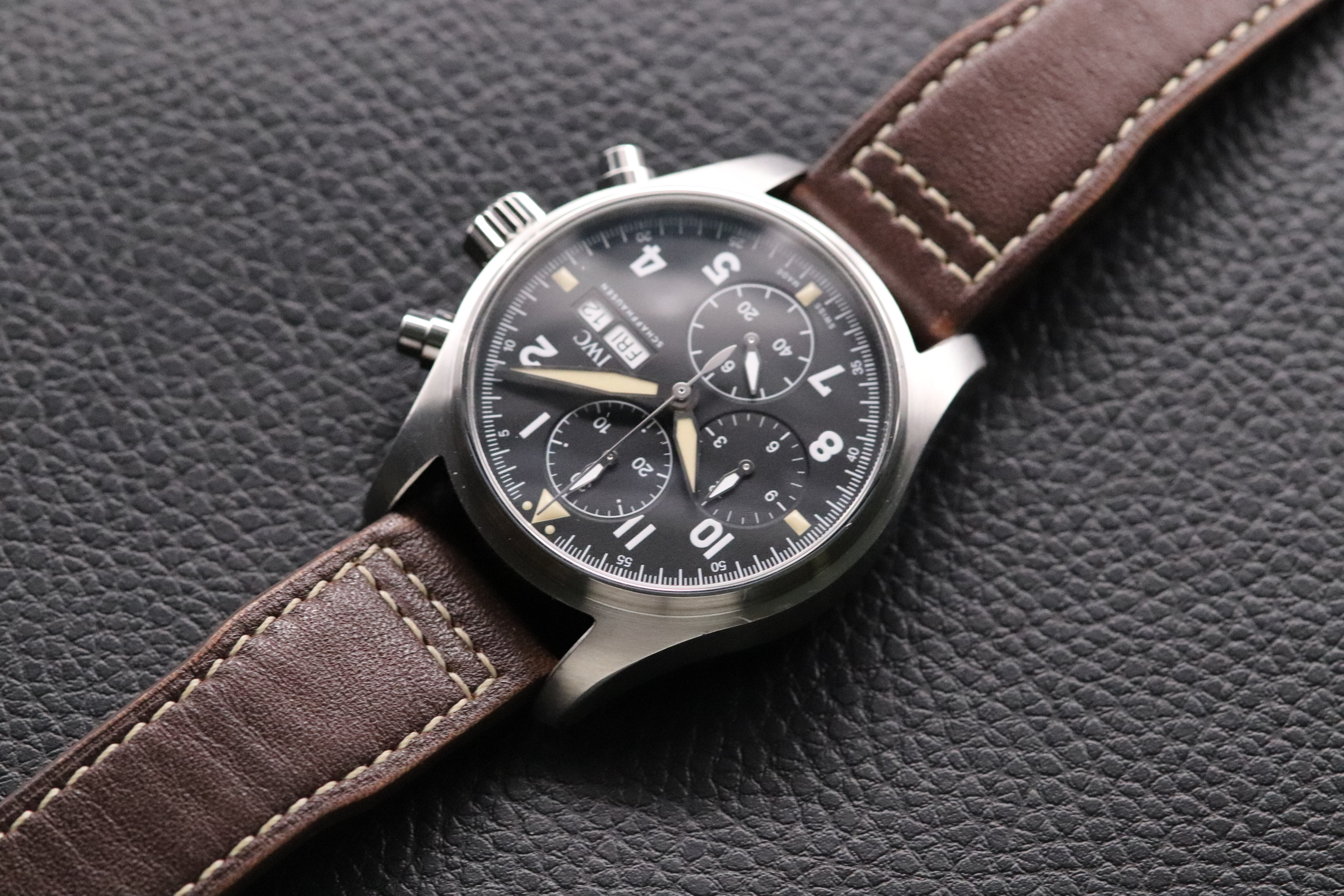 IWC Fliegeruhr Spitfire Chrono IW387903 Papers