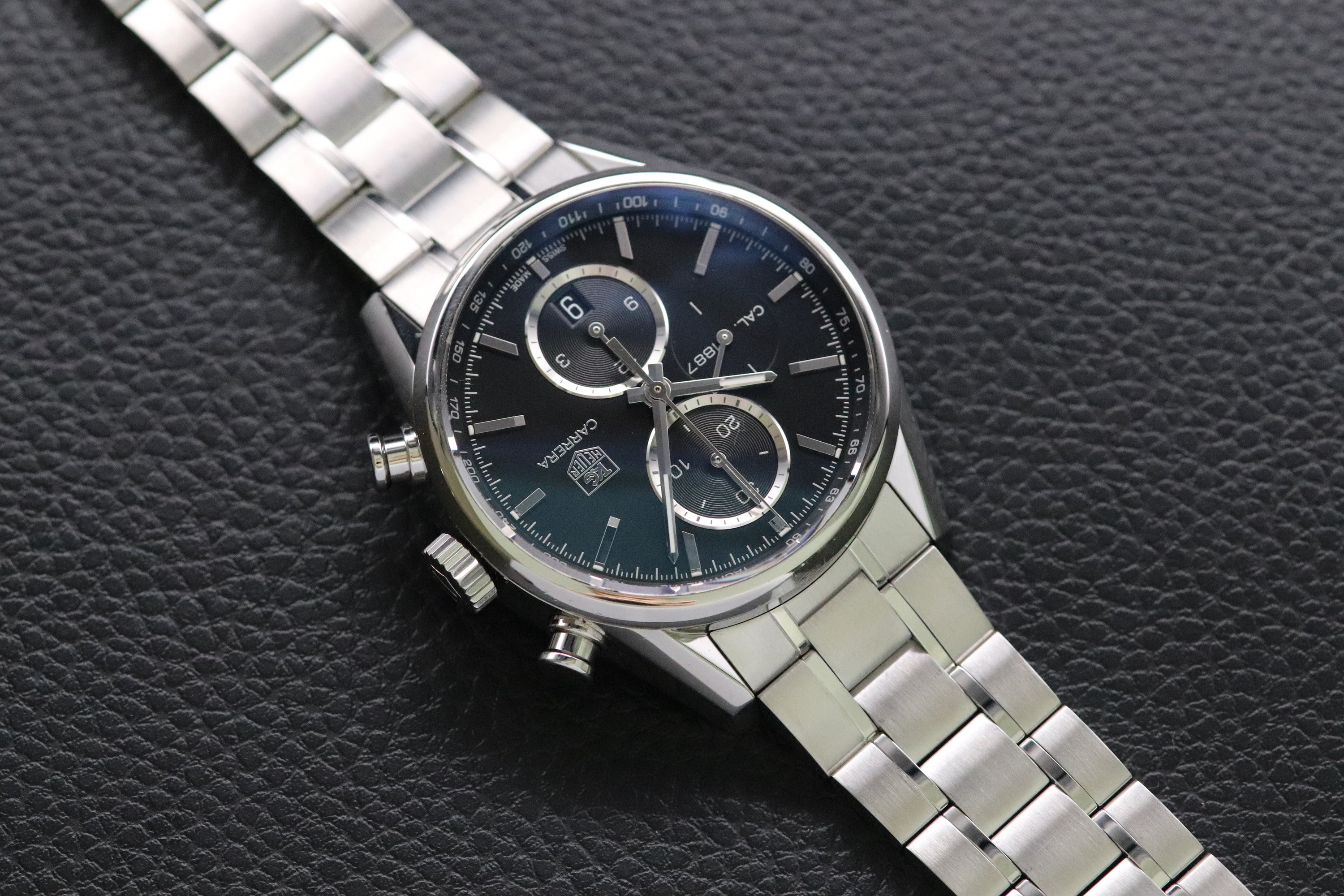 Tag Heuer Carrera Calibre 1887 CAR2110-3 Black Dial 2015