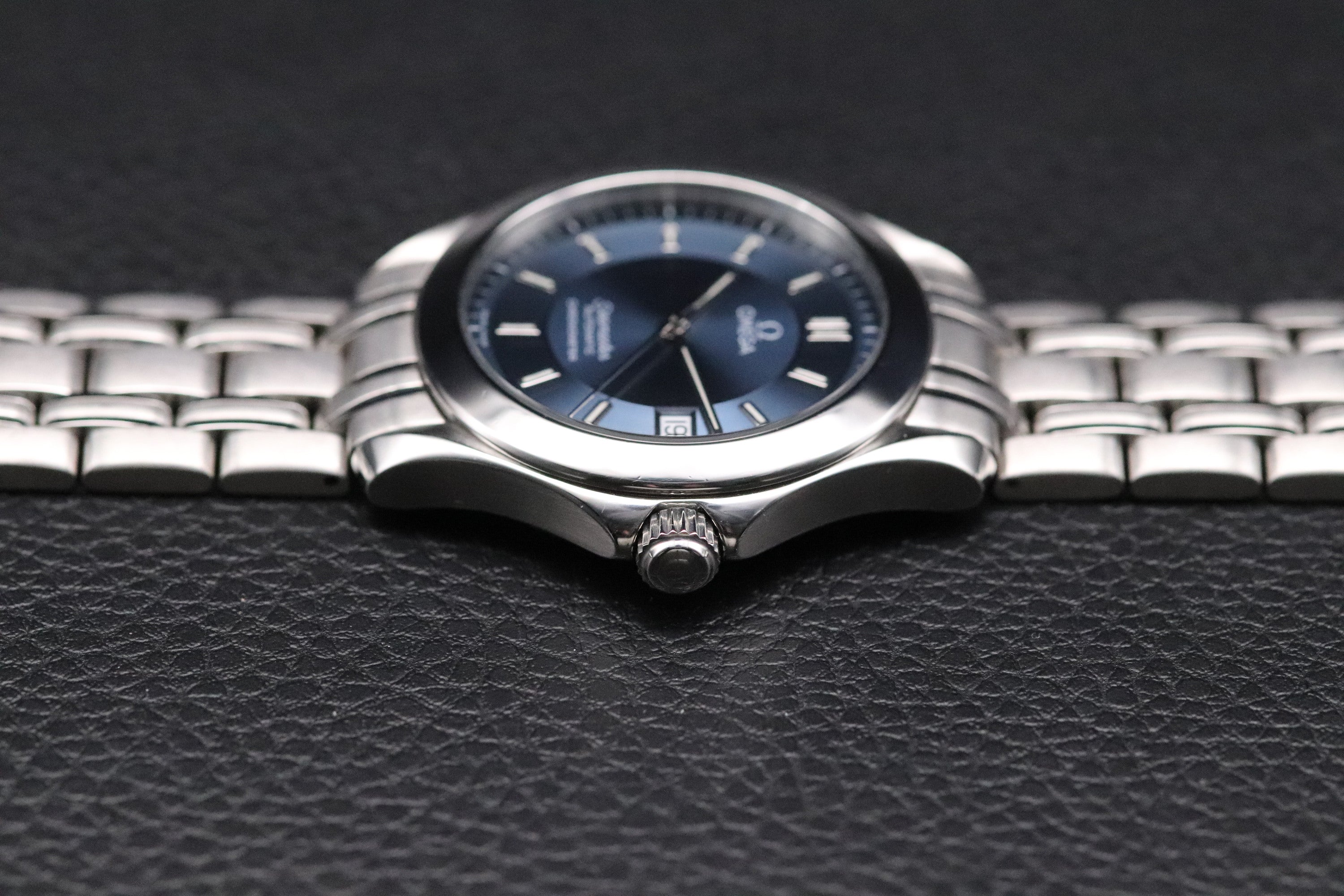 Omega Seamaster 2501.82 Blue Dial Fullset 2002 Box+Papers