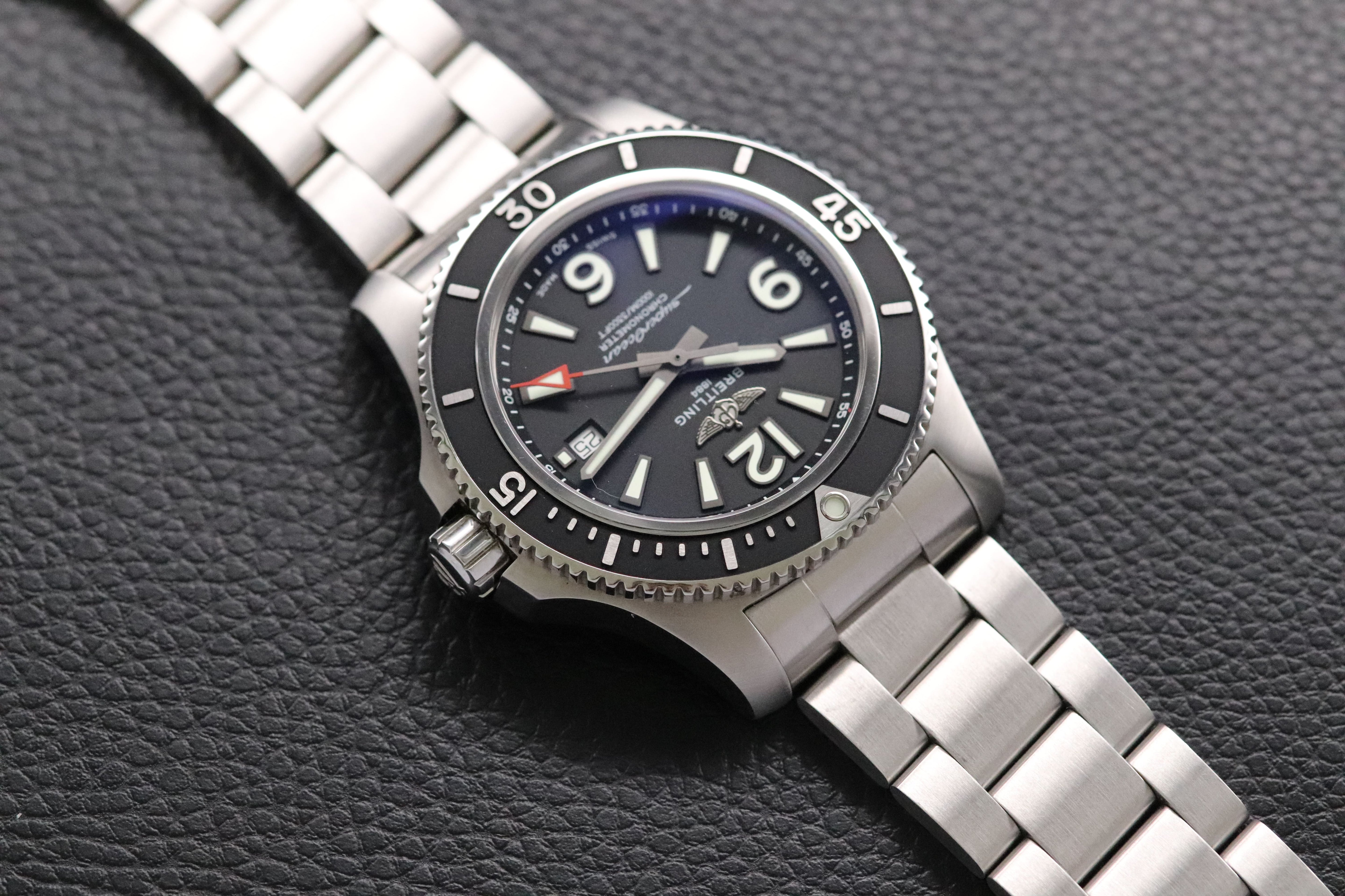 Breitling Superocean 44 Black A17367 Fullset 2022 Box+Papers