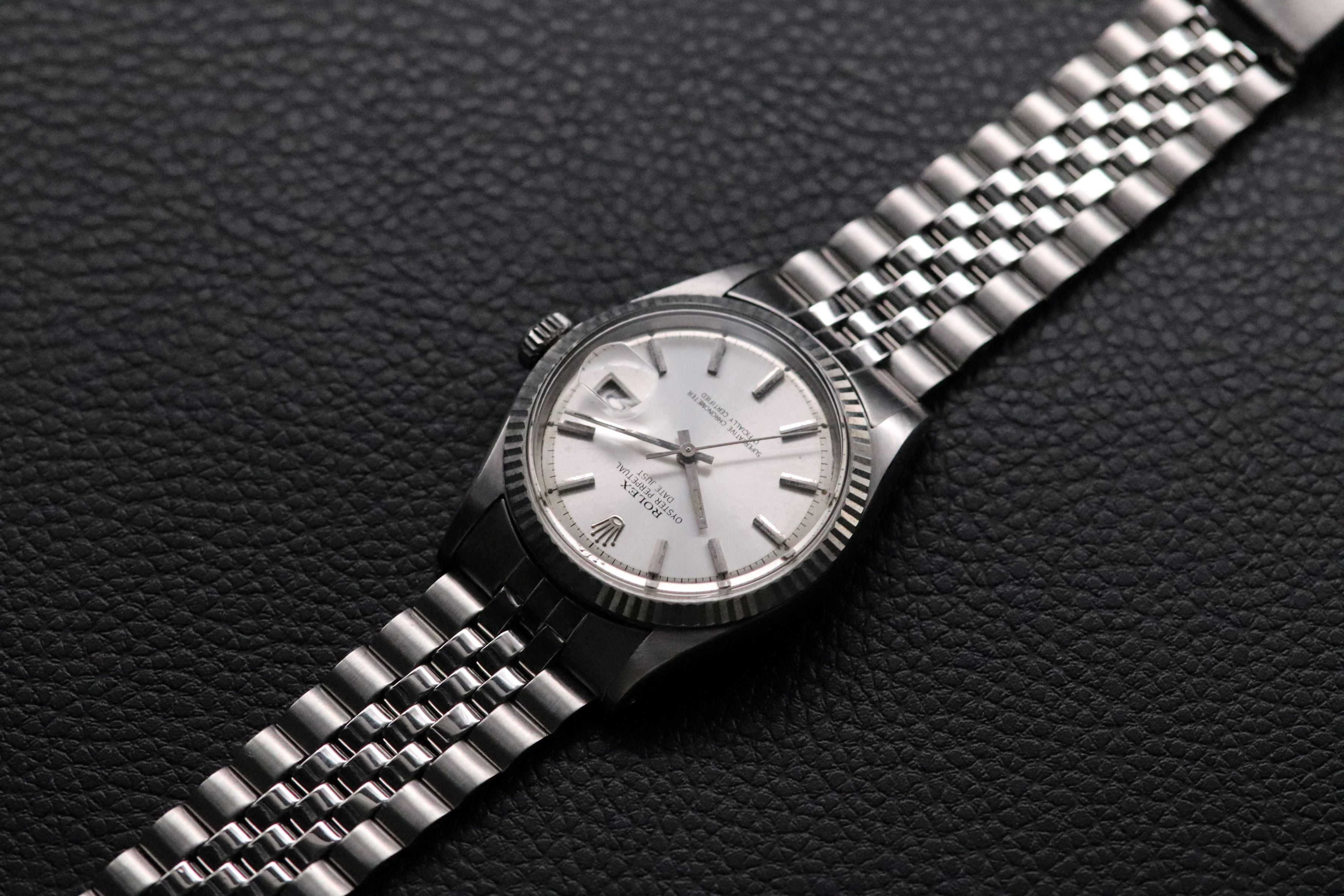 Rolex Datejust 36 Silver Dial 1601 Jubilee 1969