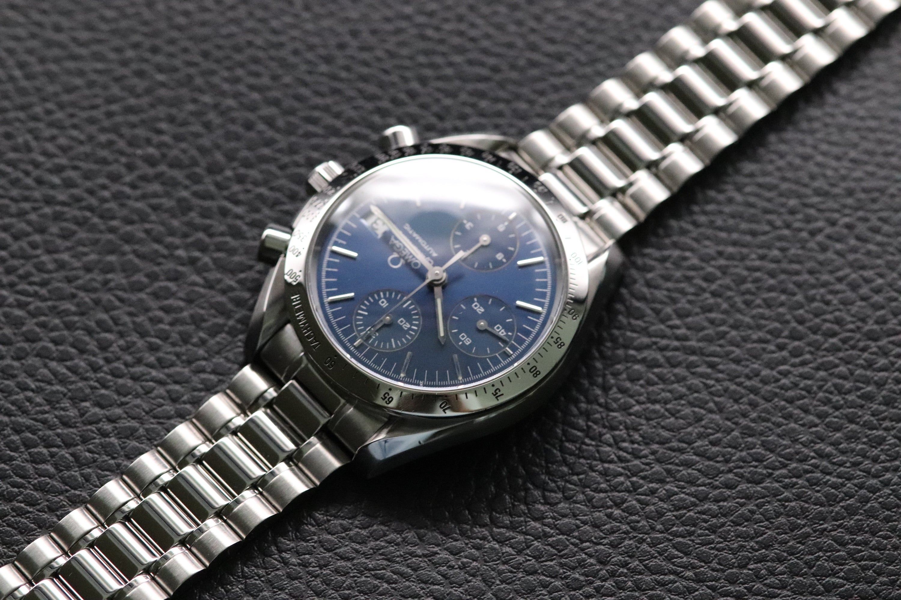 Omega Speedmaster Date 3511.80 Blue Dial 1998