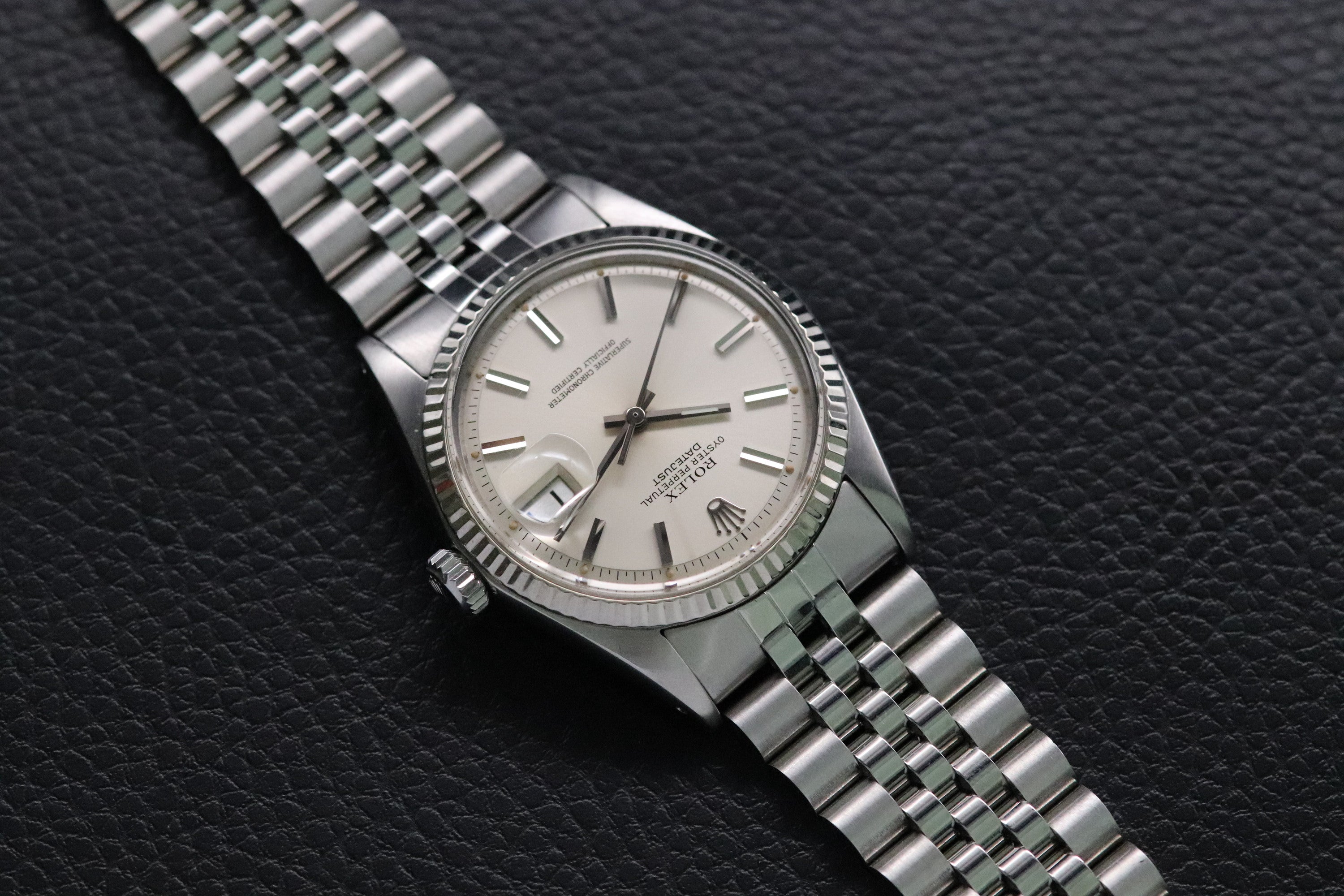 Rolex Datejust 1601 Silver Dial Papers 1977