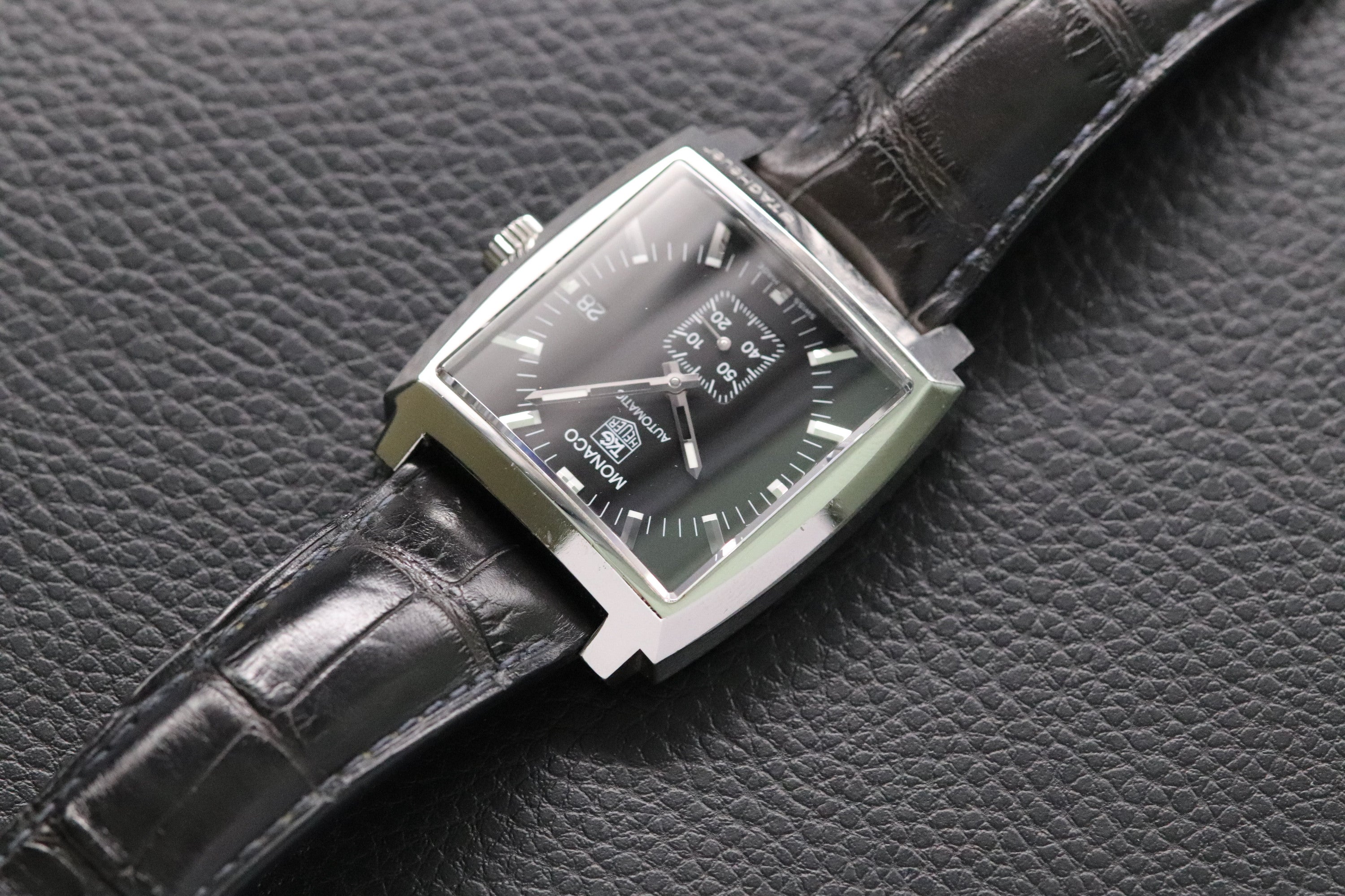 Tag Heuer Monaco WW2110 Black Dial 2010