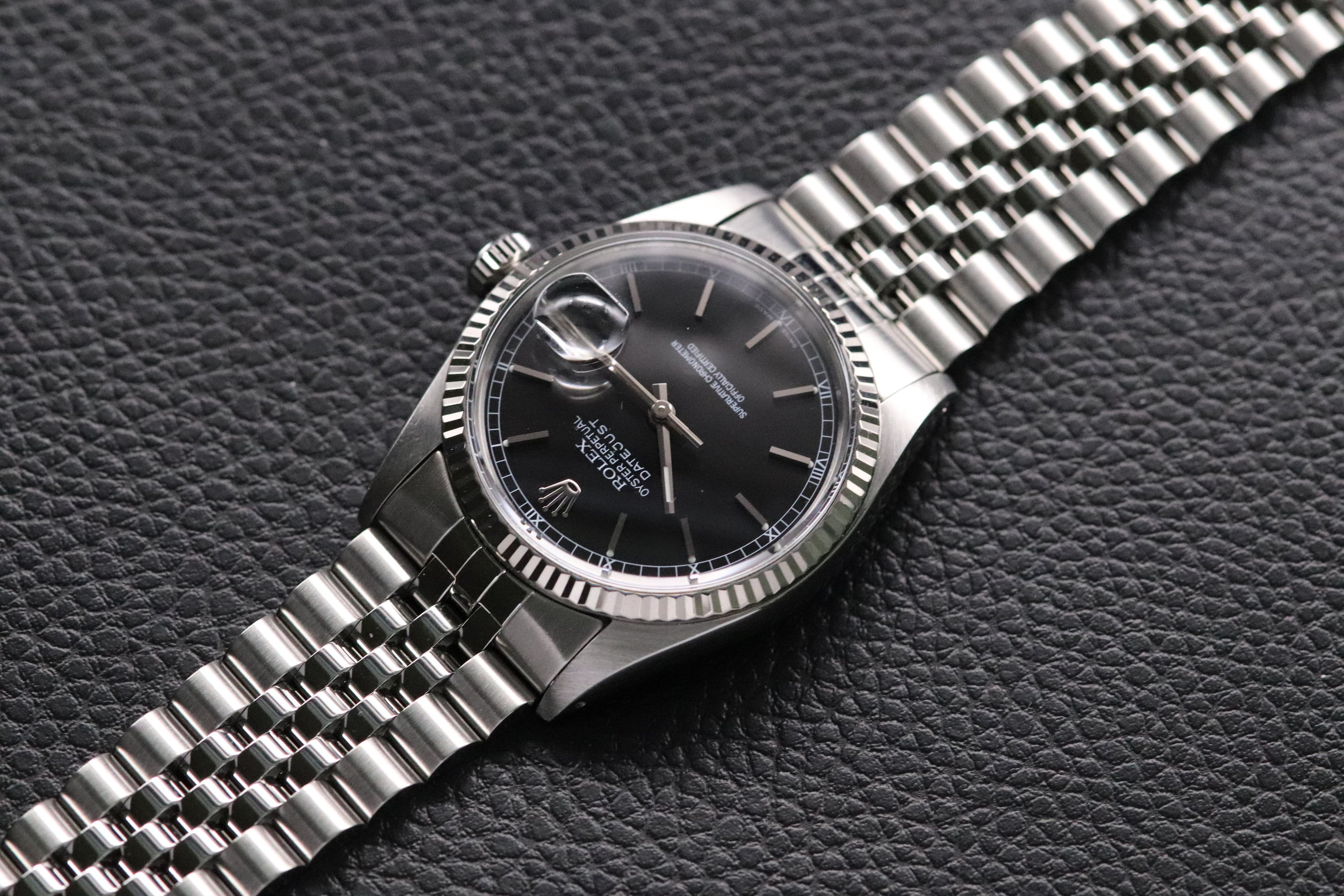 Rolex Datejust 16014 Black Dial 1985
