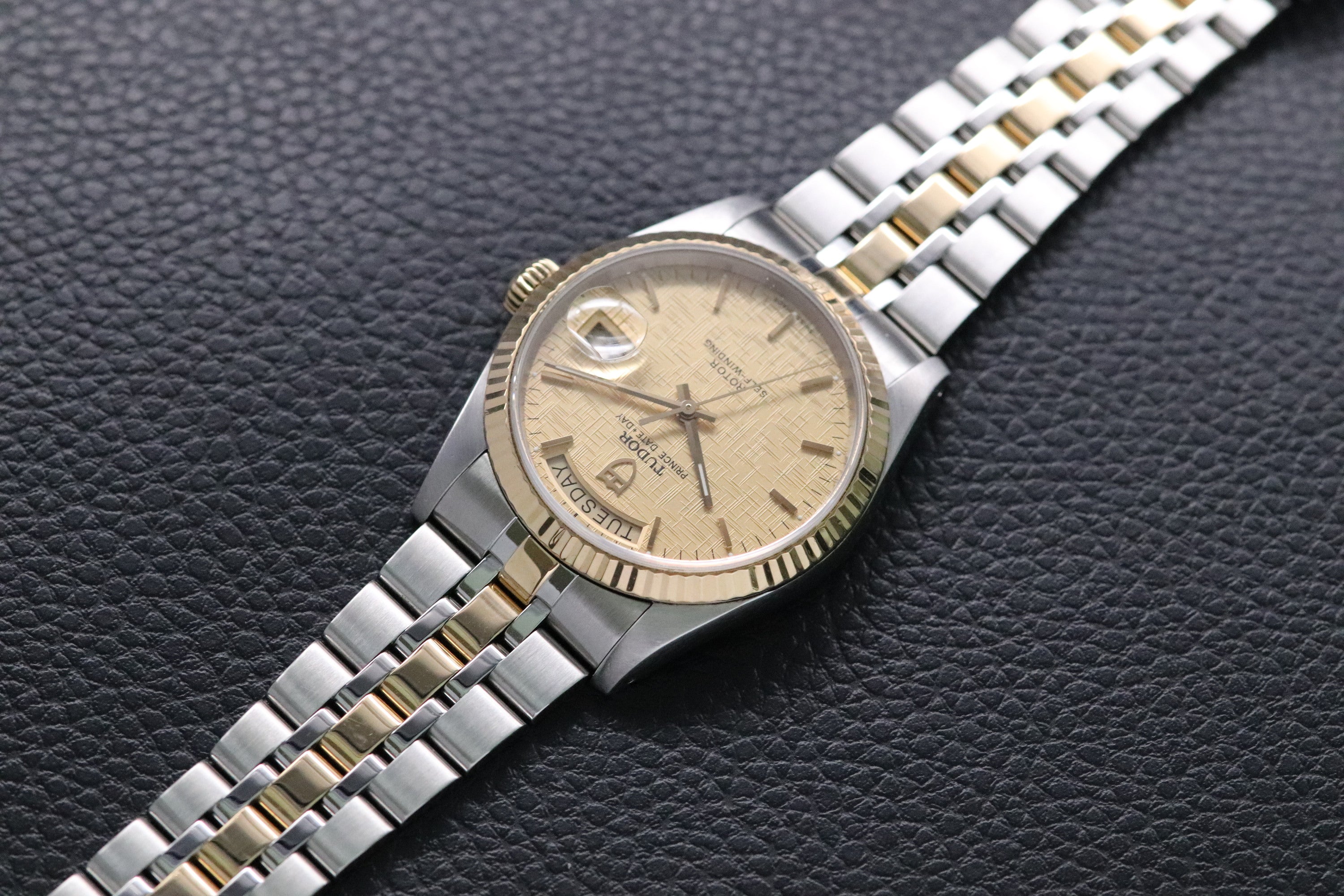 Tudor Prince Date-Day 76213 Linen Dial 2017