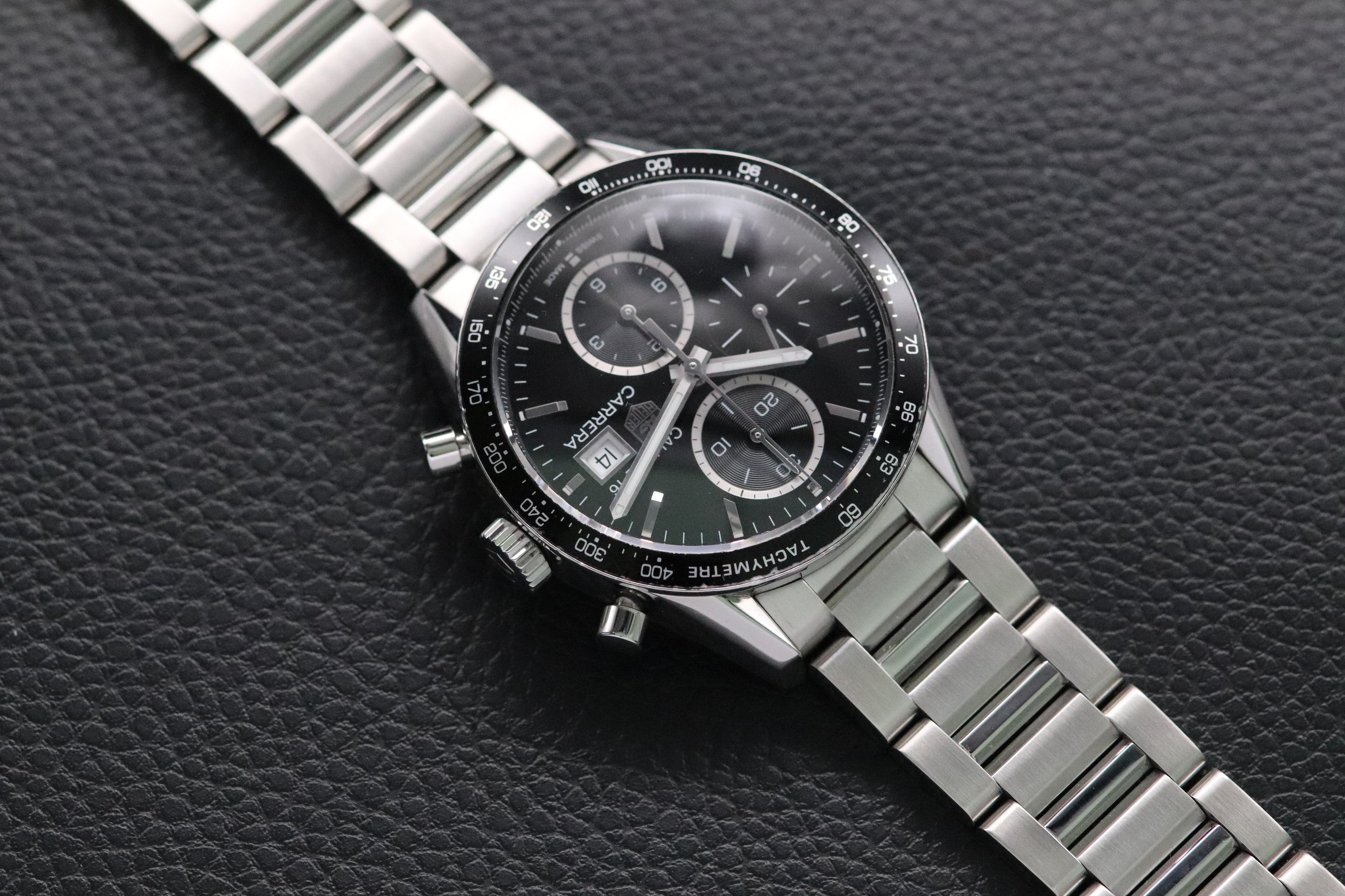Tag Heuer Carrera Calibre 16 CV201AJ Black Dial 2017