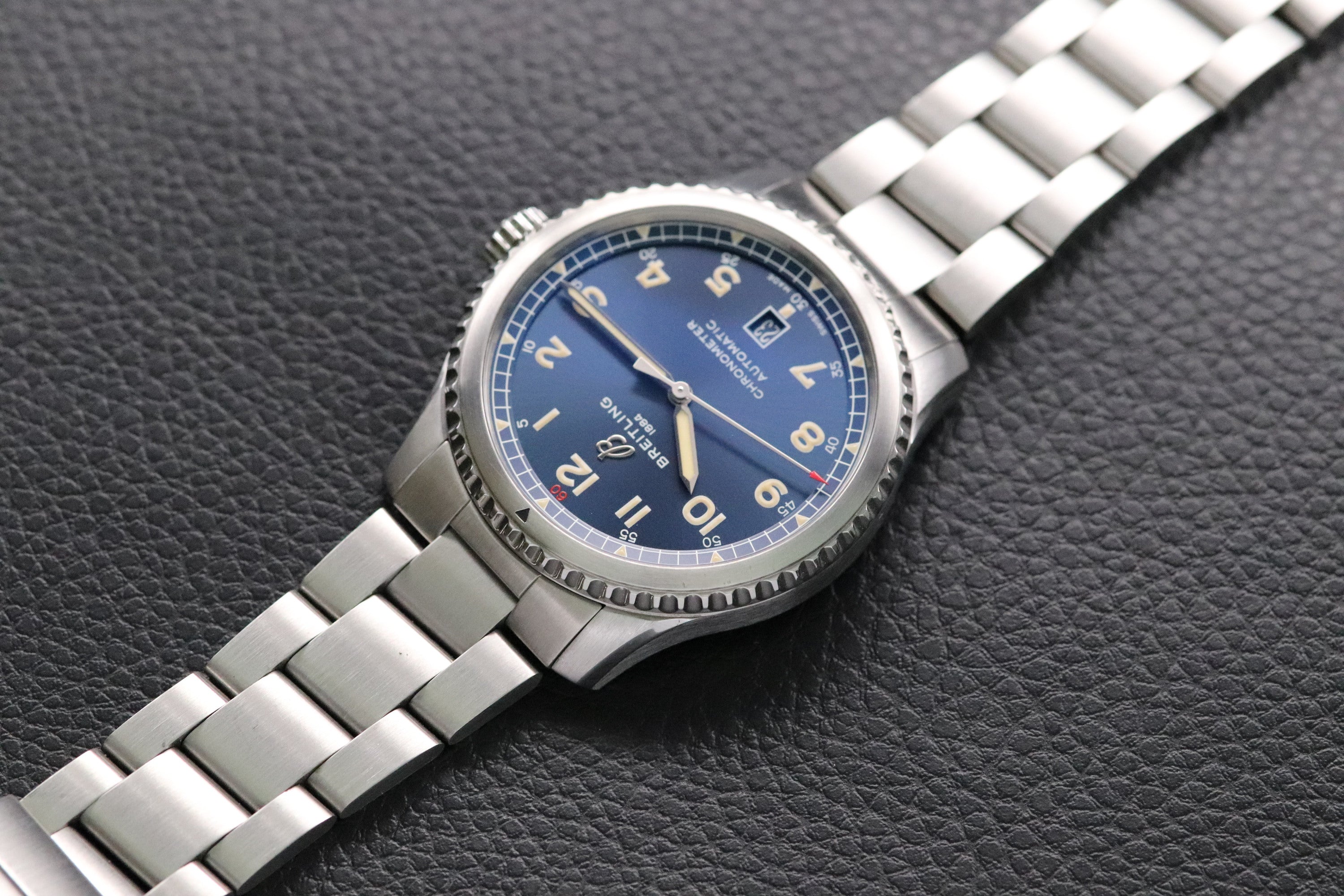 Breitling Aviator 8 Blue A17315 Papers 2018